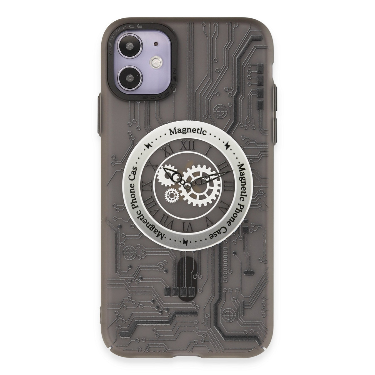 Newface Apple iPhone 11 Kılıf Apollo Magneticsafe Desenli Kapak - Apollo Siyah - 1 — görsel 12