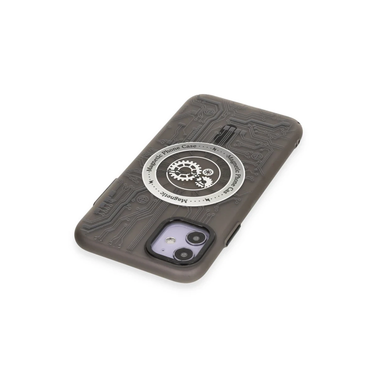 Newface Apple iPhone 11 Kılıf Apollo Magneticsafe Desenli Kapak - Apollo Siyah - 1 — görsel 8