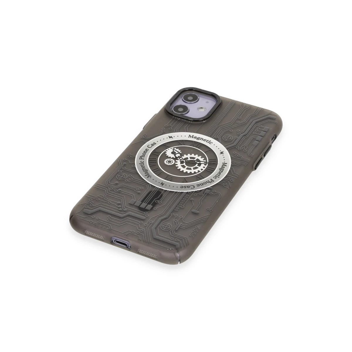Newface Apple iPhone 11 Kılıf Apollo Magneticsafe Desenli Kapak - Apollo Siyah - 1 — görsel 9