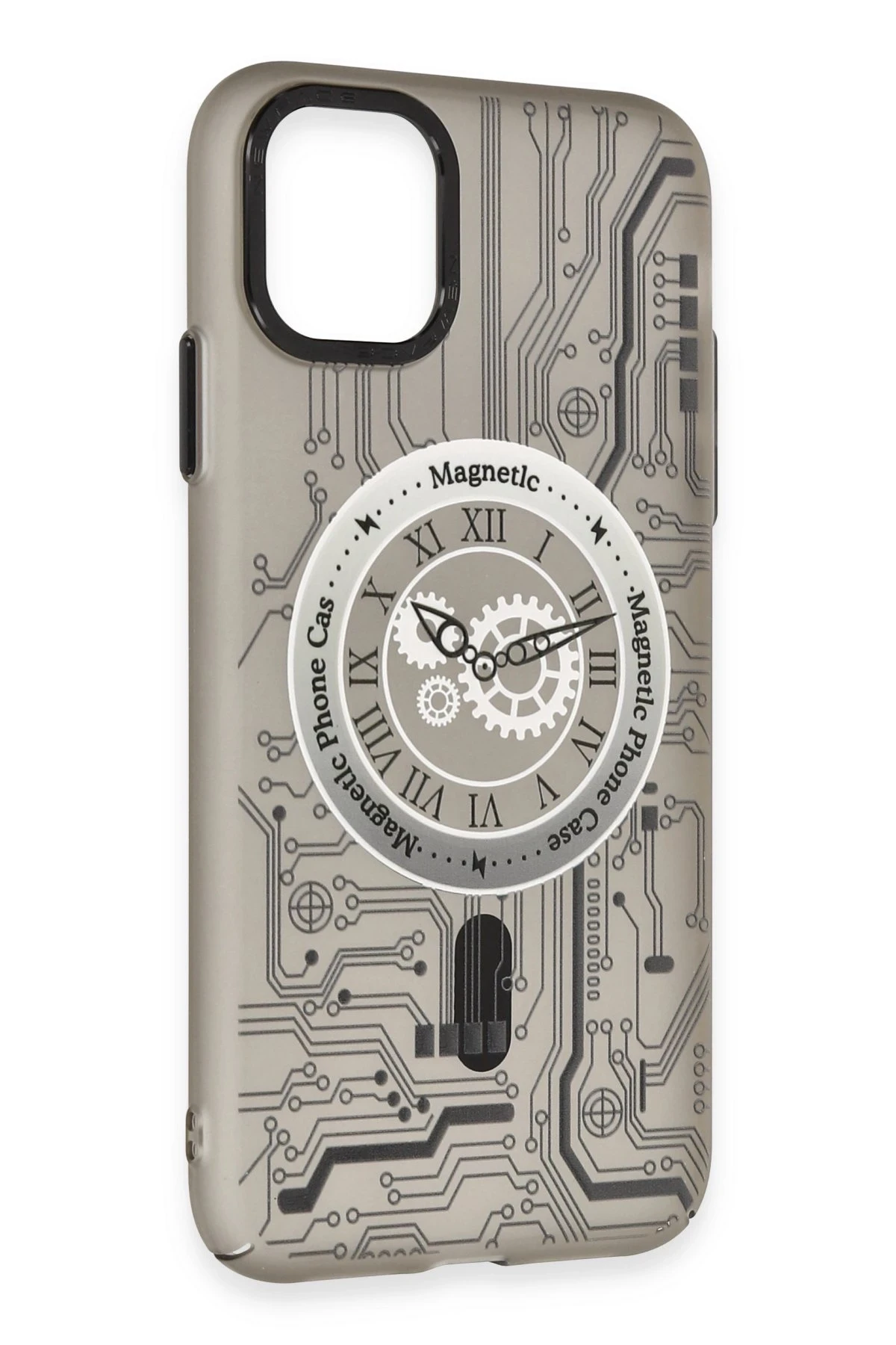 Newface Apple iPhone 12 Kılıf Apollo Magneticsafe Desenli Kapak - Apollo Siyah - 1 — görsel 5