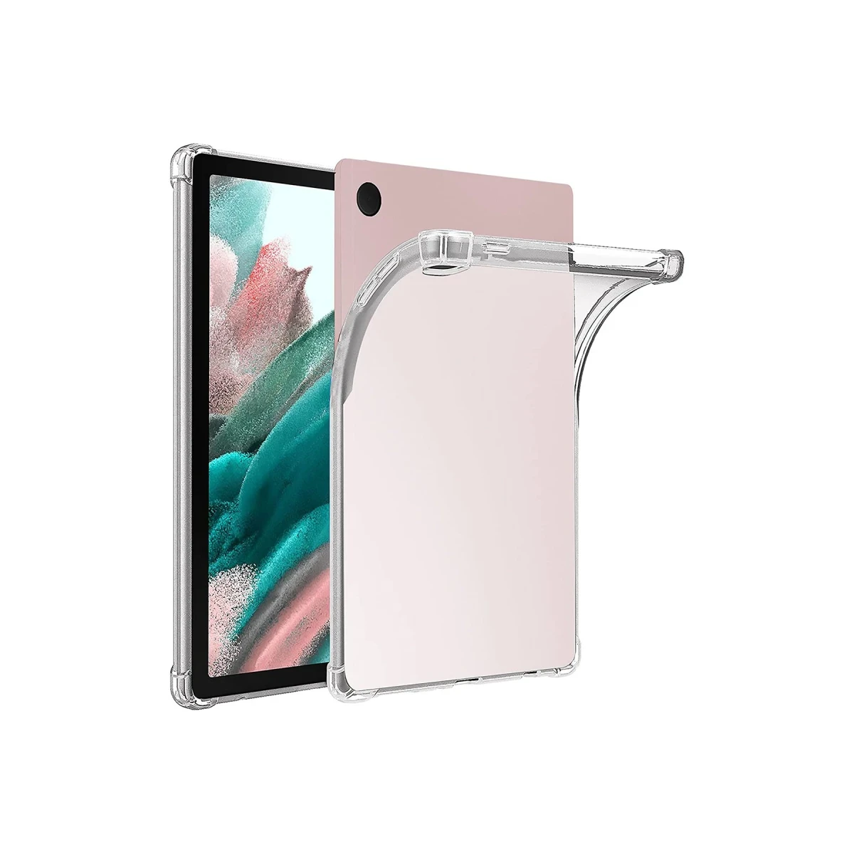 Newface Samsung Galaxy Tab A9 Plus Kılıf Anti Shock Tablet Silikon - Şeffaf — görsel 2