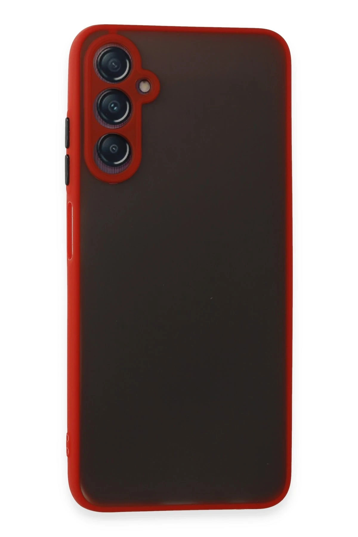 Newface Samsung Galaxy A05S Kılıf Montreal Silikon Kapak - Kırmızı