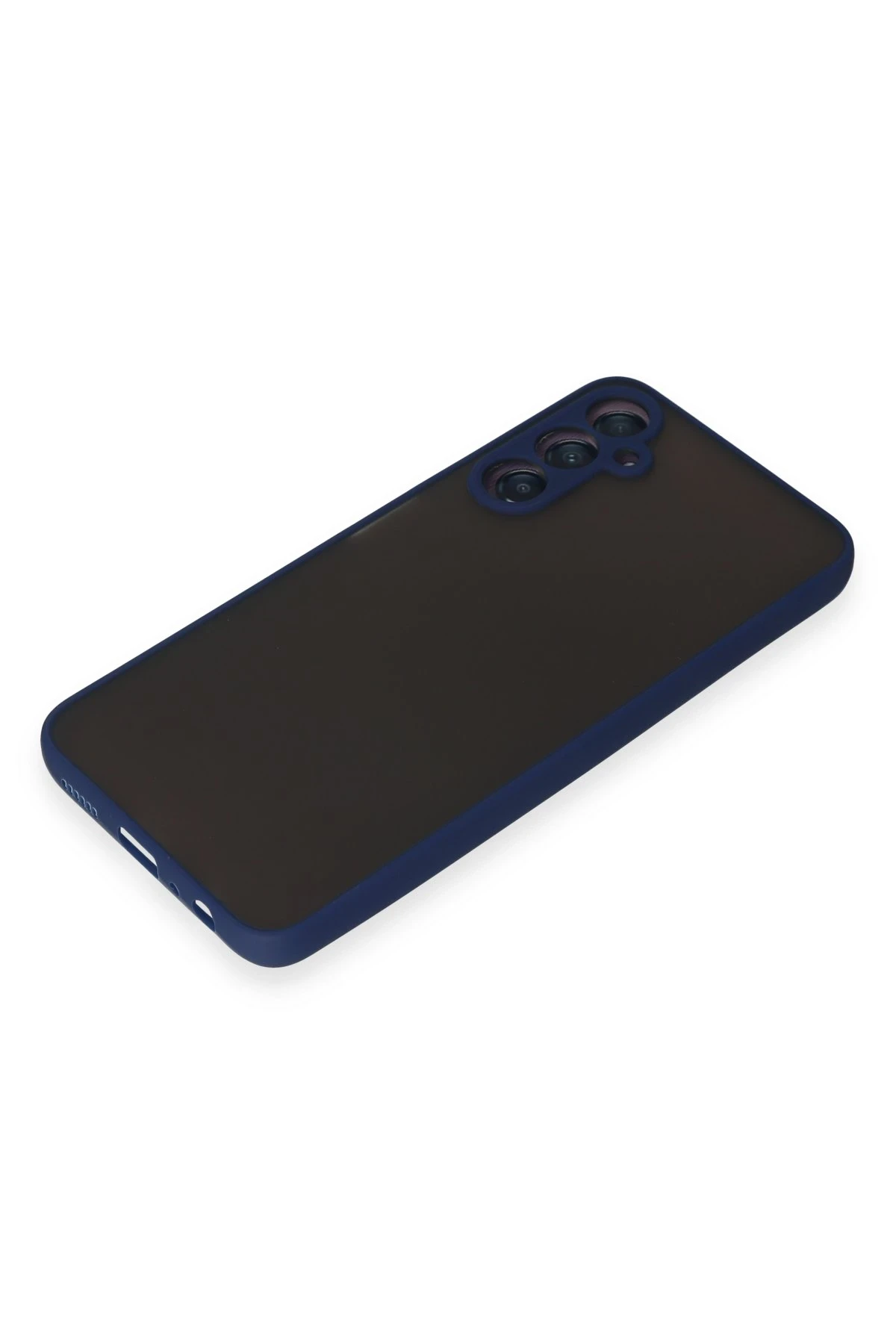 Newface Samsung Galaxy A05S Kılıf Montreal Silikon Kapak - Lacivert