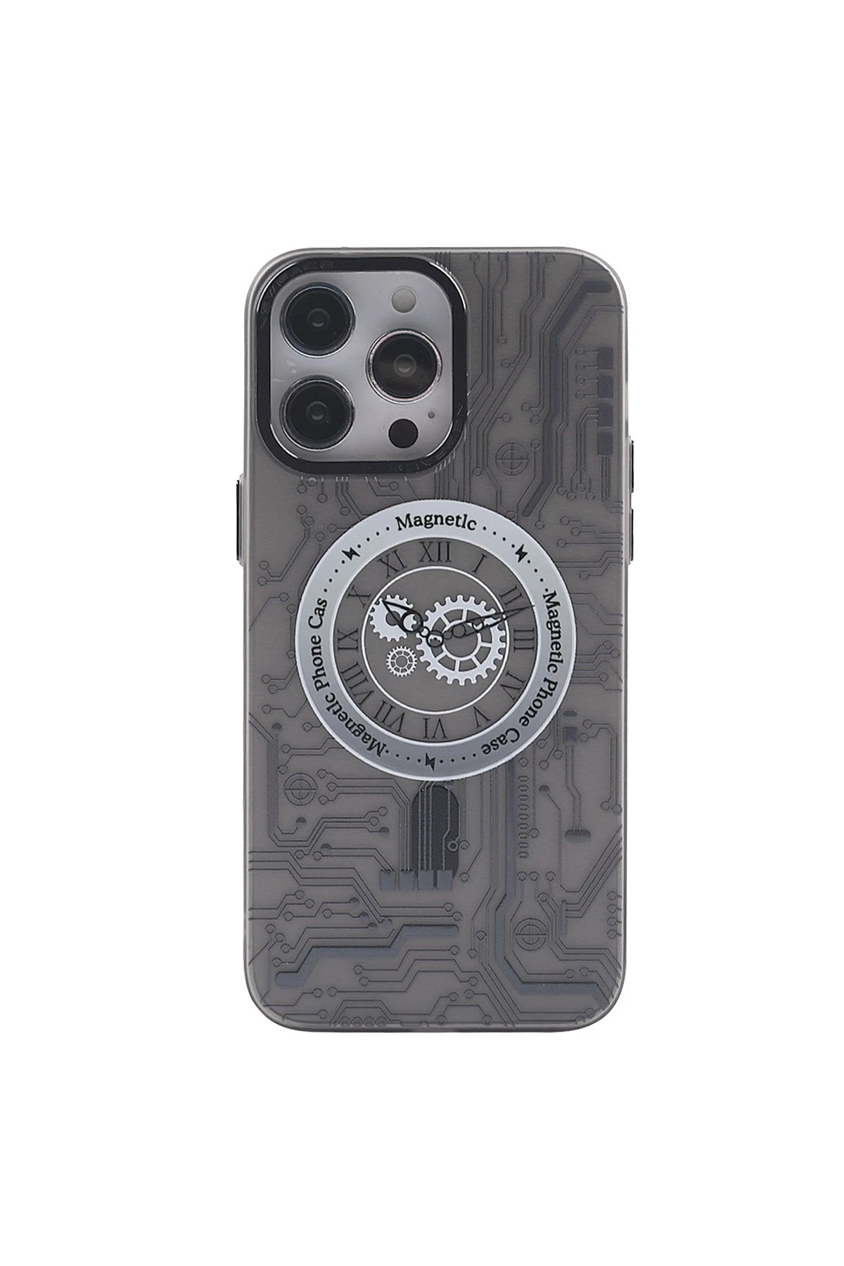 Newface Apple iPhone 13 Pro Kılıf Apollo Magneticsafe Desenli Kapak - Apollo Siyah - 1 — görsel 3