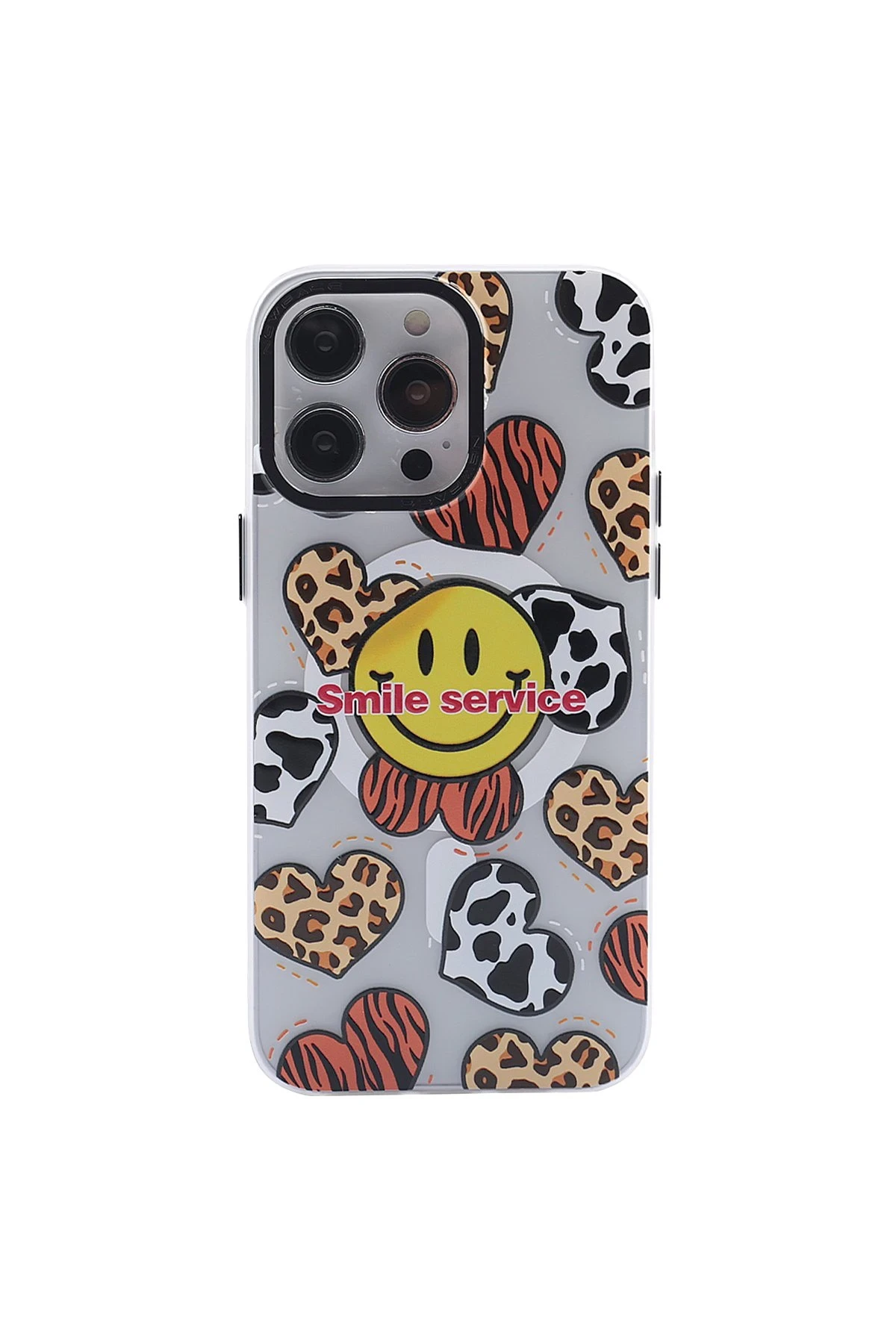 Newface iPhone 13 Pro Kılıf Apollo Magneticsafe Desenli Kapak - Apollo Şeffaf - 2