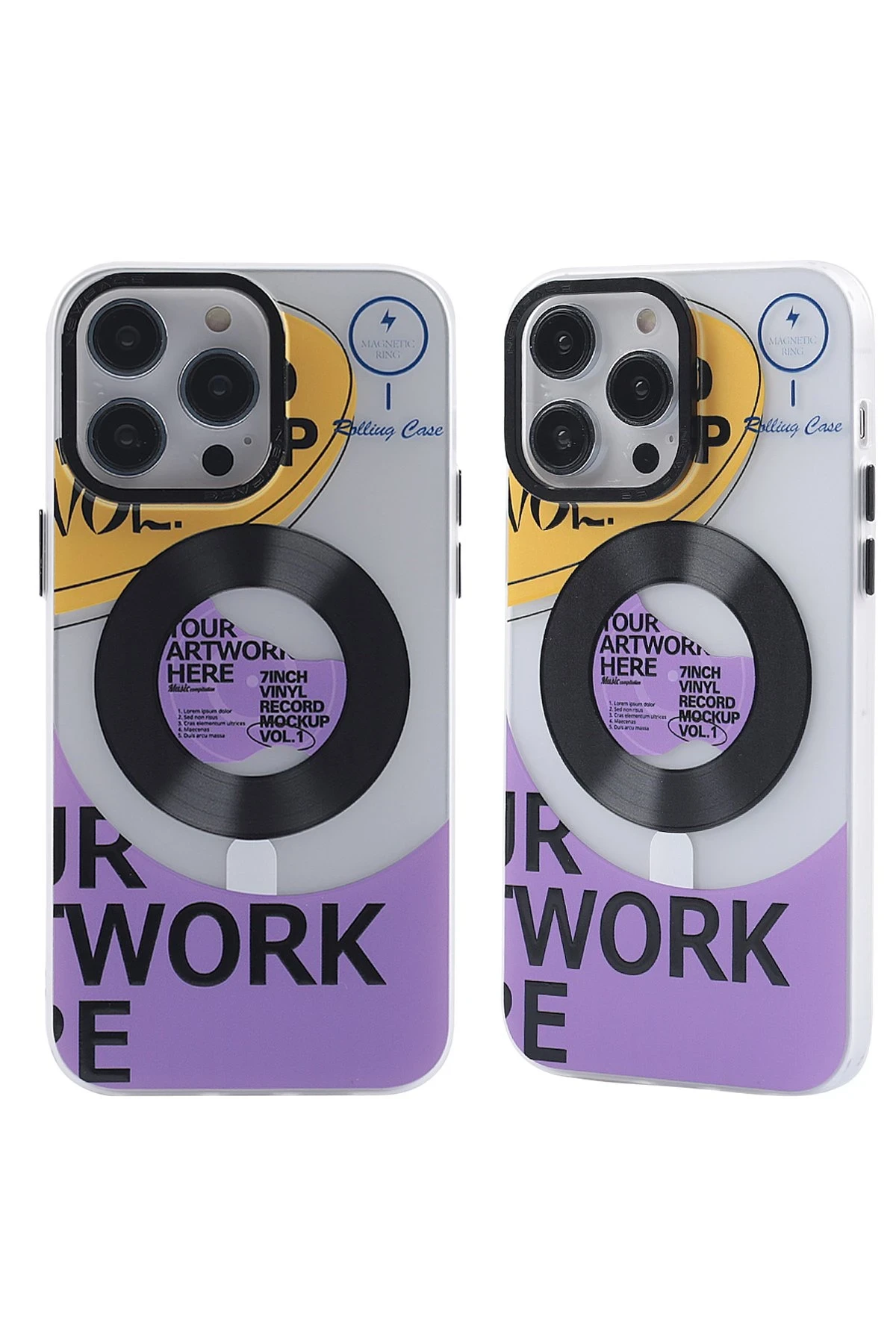Newface iPhone 13 Pro Kılıf Apollo Magneticsafe Desenli Kapak - Apollo Şeffaf - 6
