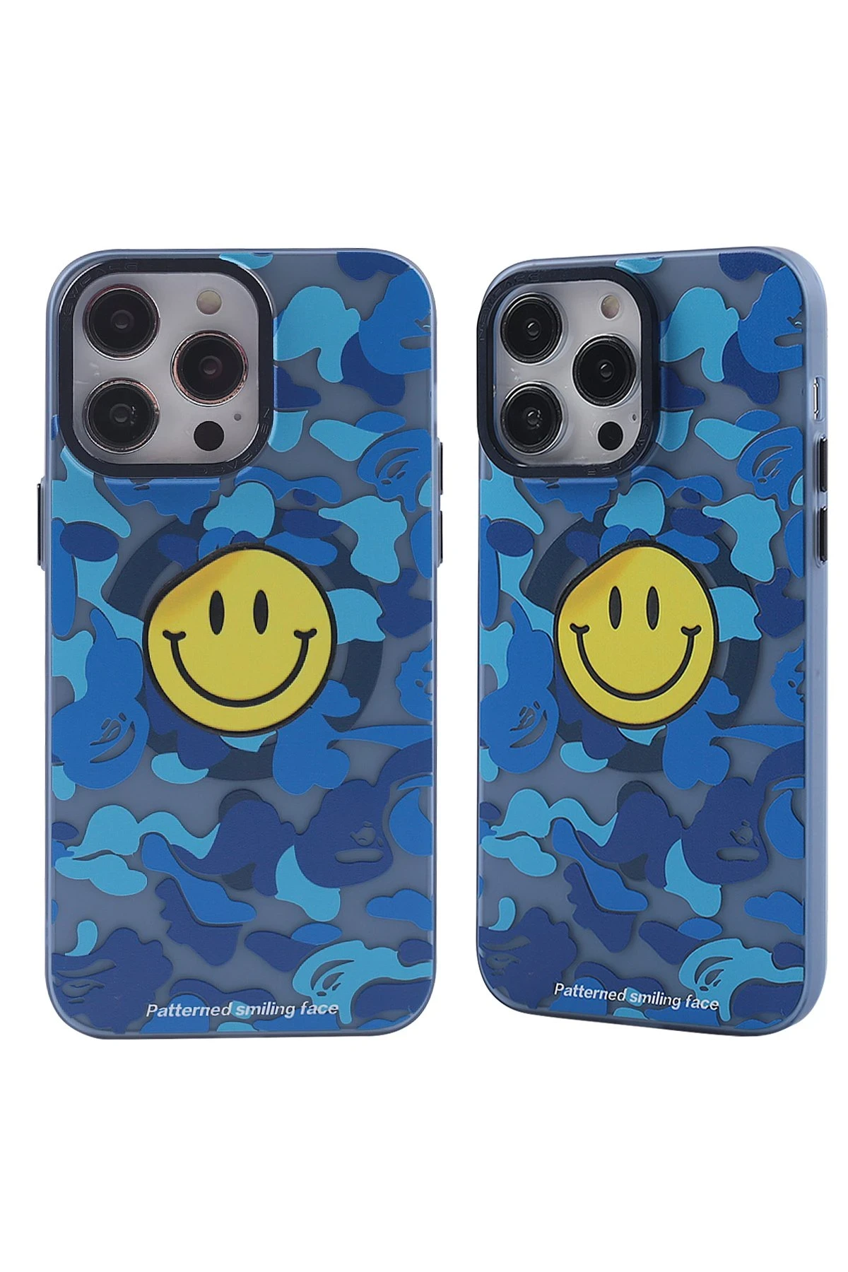 Newface iPhone 13 Pro Kılıf Apollo Magneticsafe Desenli Kapak - Apollo Mavi - 1