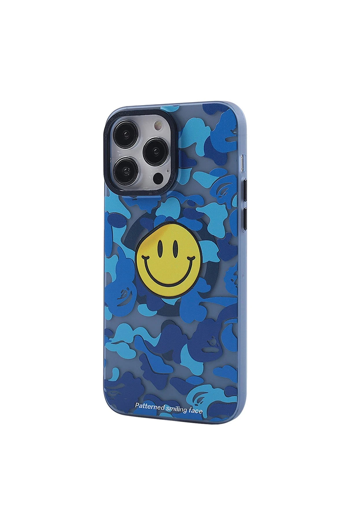 Newface iPhone 13 Pro Kılıf Apollo Magneticsafe Desenli Kapak - Apollo Mavi - 1