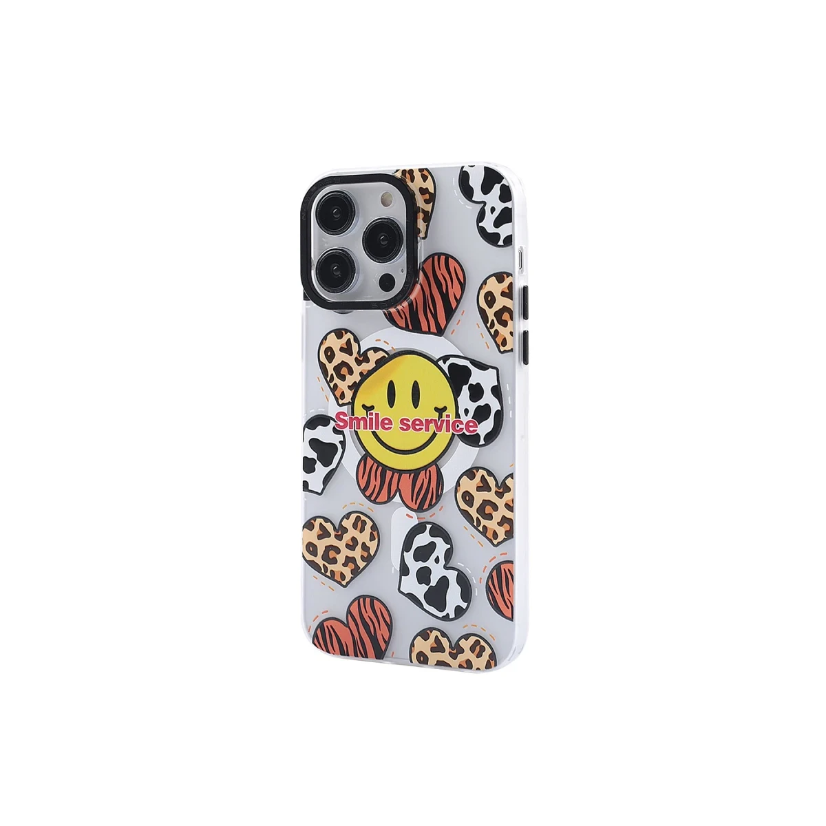 Apple iPhone 13 Pro Max Kılıf Apollo Magneticsafe Desenli Kapak - Apollo Şeffaf - 2