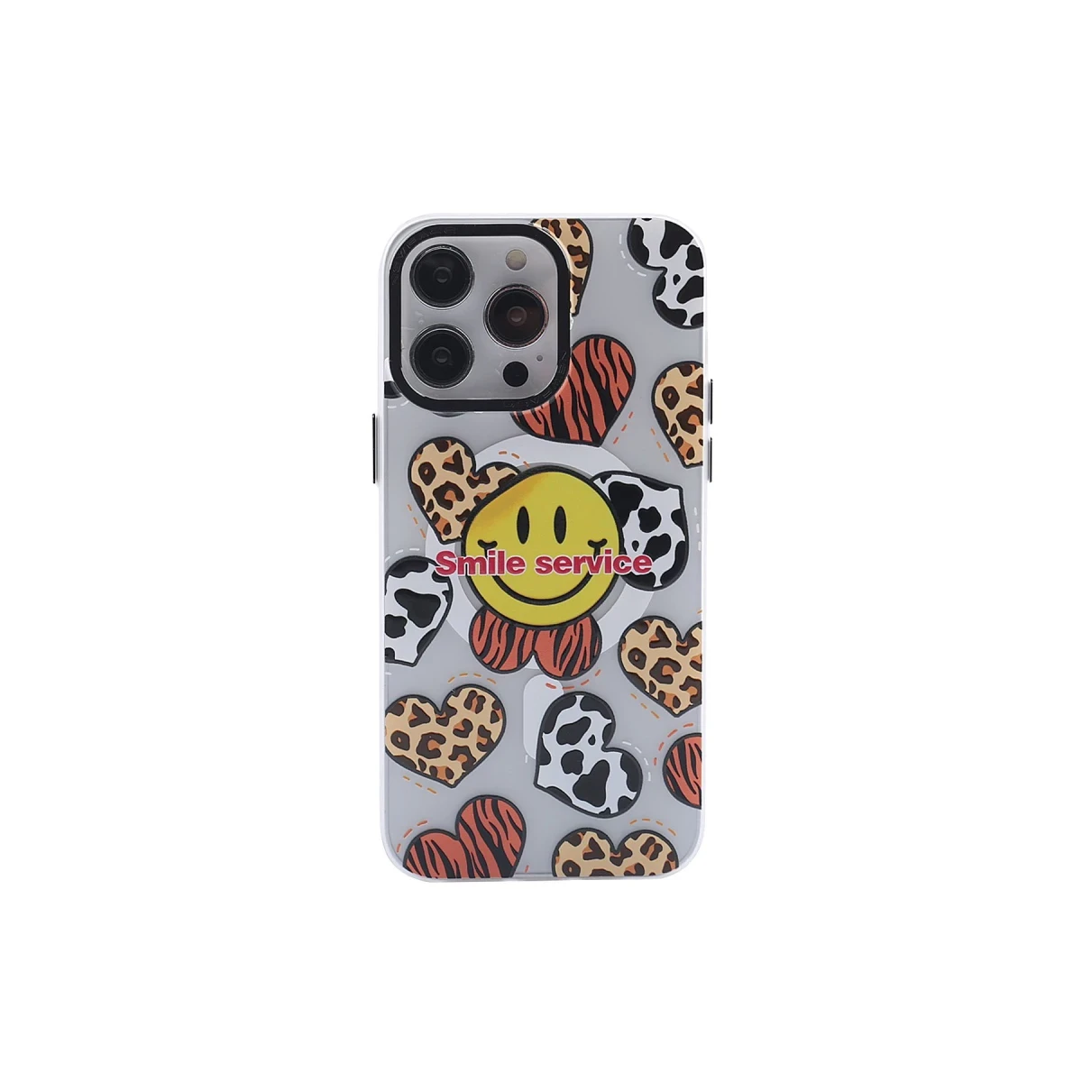 Apple iPhone 13 Pro Max Kılıf Apollo Magneticsafe Desenli Kapak - Apollo Şeffaf - 2