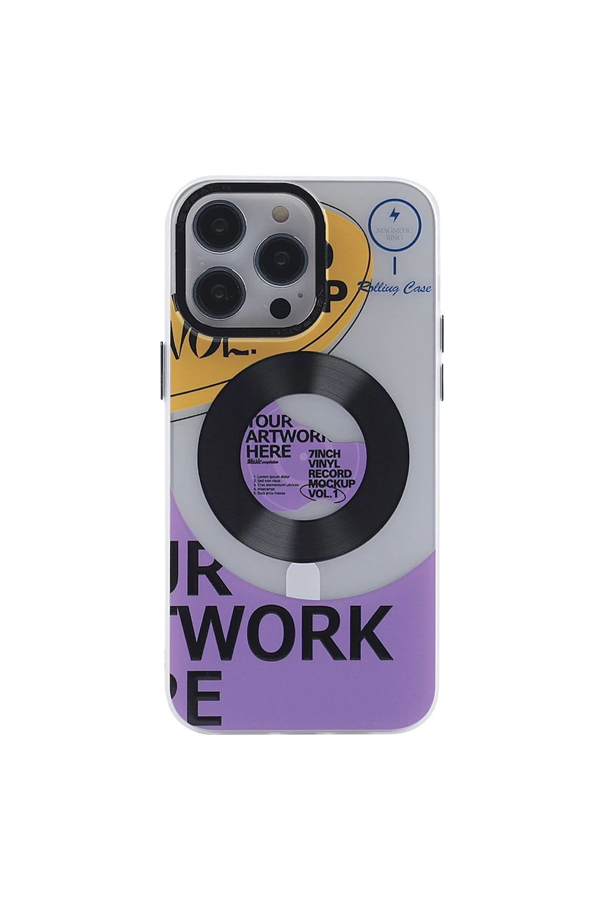 Newface iPhone 13 Pro Max Kılıf Apollo Magneticsafe Desenli Kapak - Apollo Şeffaf - 6