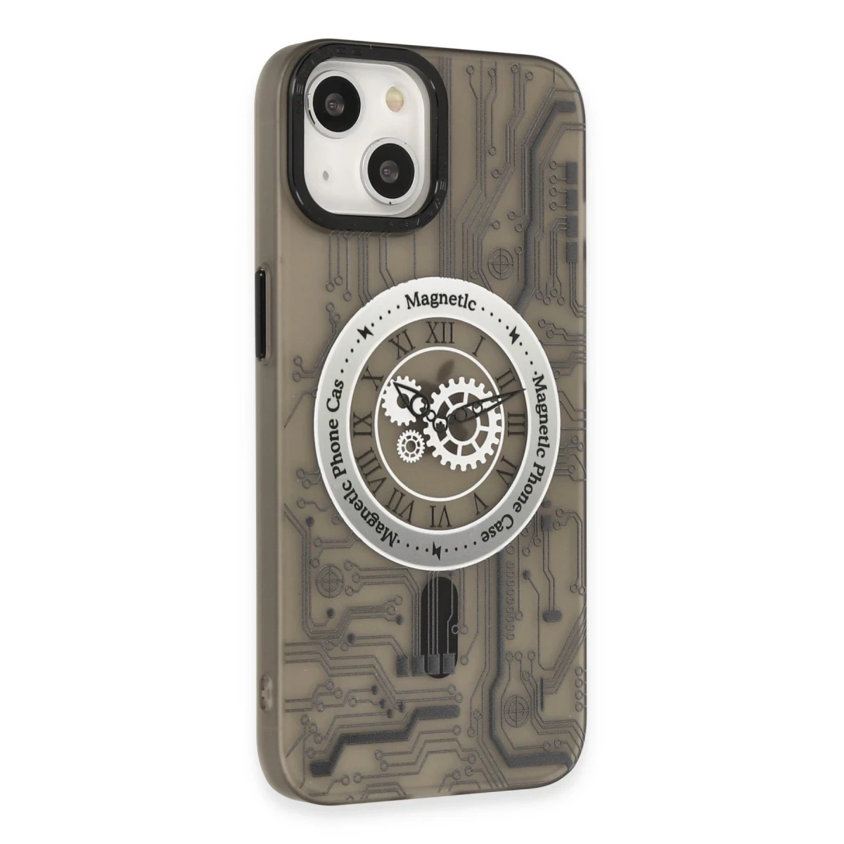 Newface Apple iPhone 14 Kılıf Apollo Magneticsafe Desenli Kapak - Apollo Siyah - 1 — görsel 6