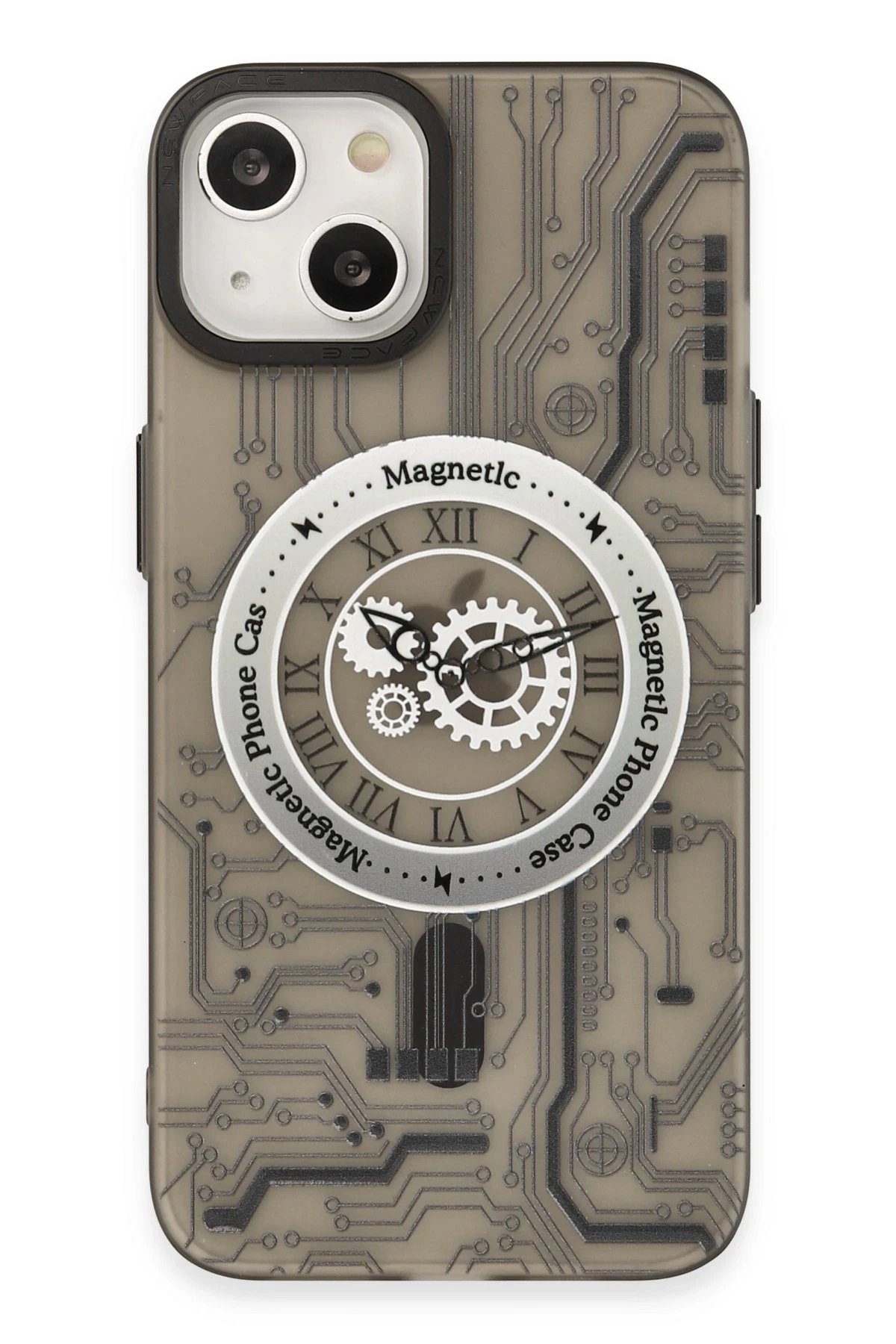 Newface Apple iPhone 14 Kılıf Apollo Magneticsafe Desenli Kapak - Apollo Siyah - 1 — görsel 2