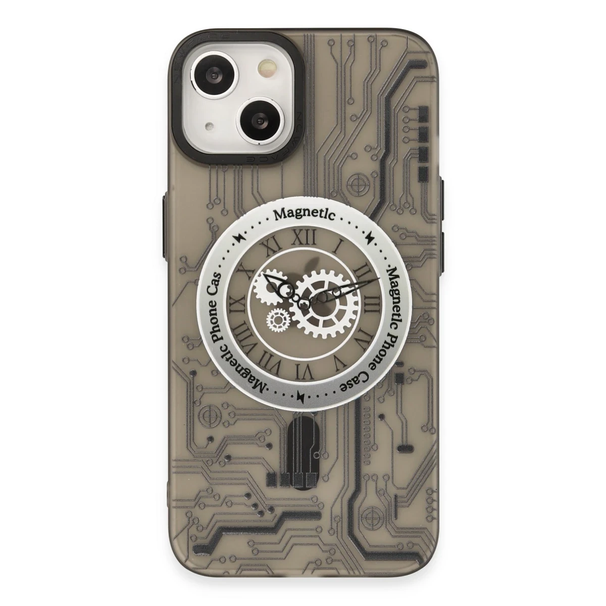 Newface Apple iPhone 14 Kılıf Apollo Magneticsafe Desenli Kapak - Apollo Siyah - 1 — görsel 7