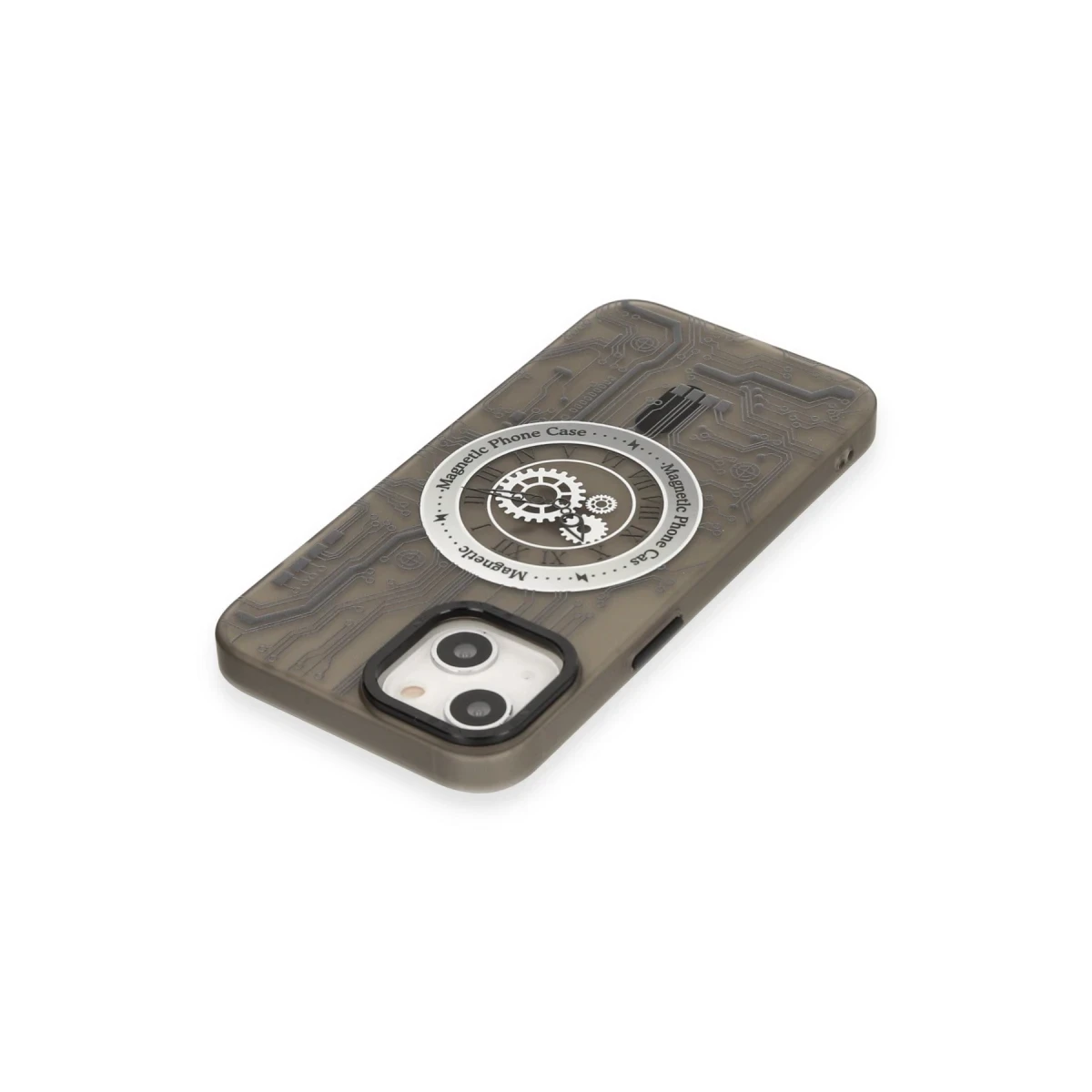 Newface Apple iPhone 14 Kılıf Apollo Magneticsafe Desenli Kapak - Apollo Siyah - 1 — görsel 8