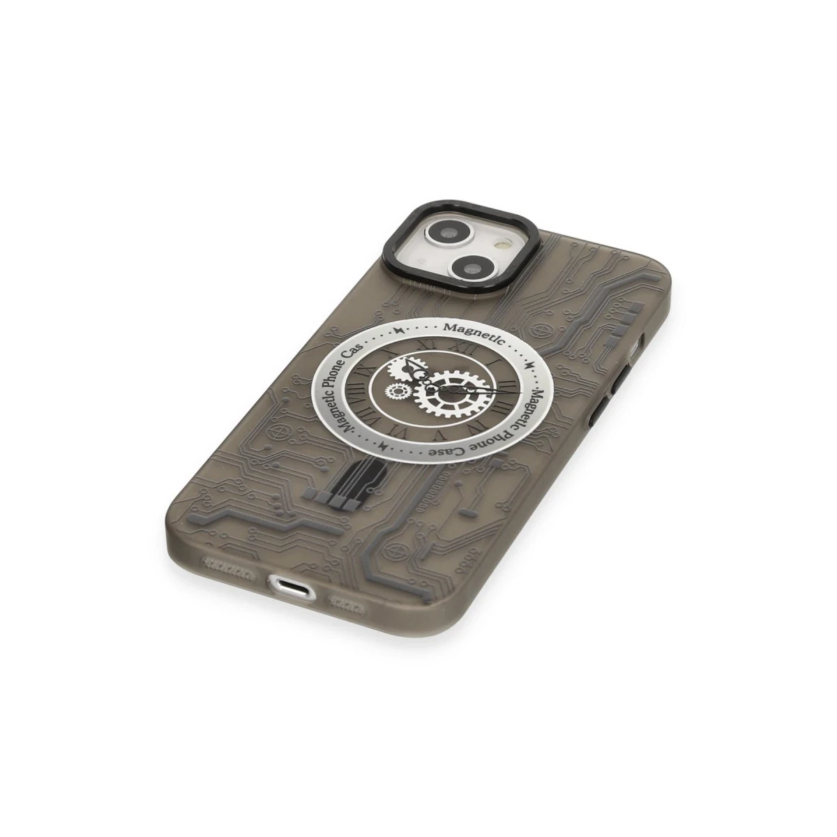 Newface Apple iPhone 14 Kılıf Apollo Magneticsafe Desenli Kapak - Apollo Siyah - 1 — görsel 9