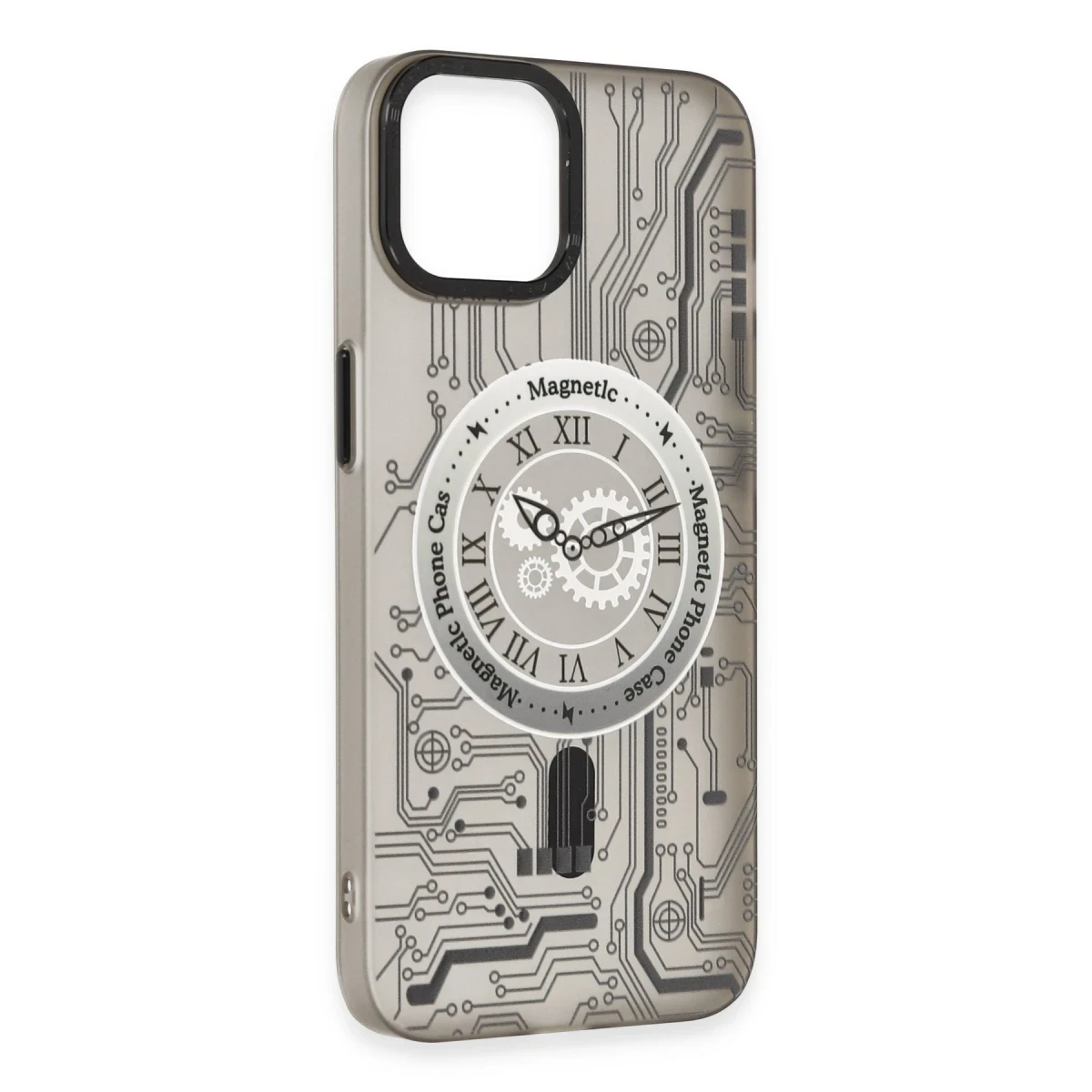 Newface Apple iPhone 14 Kılıf Apollo Magneticsafe Desenli Kapak - Apollo Siyah - 1 — görsel 10