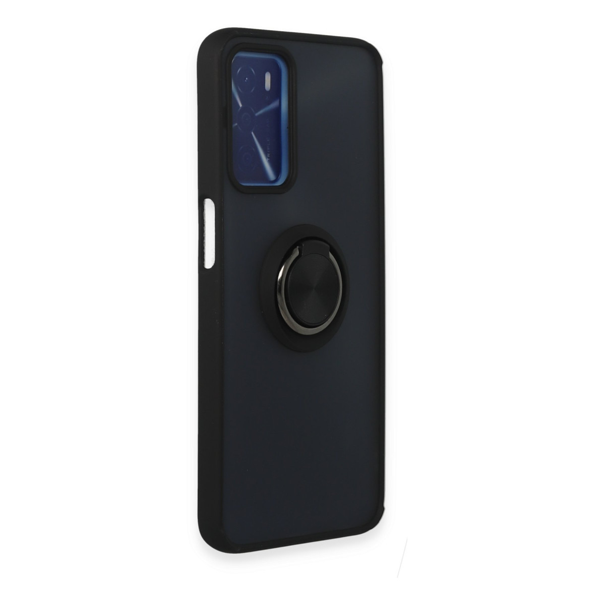 Newface Oppo A16 Kılıf Montreal Yüzüklü Silikon Kapak - Siyah — görsel 12