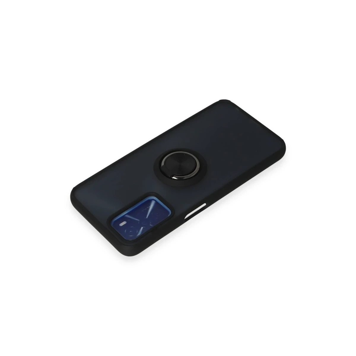 Newface Oppo A16 Kılıf Montreal Yüzüklü Silikon Kapak - Siyah — görsel 8