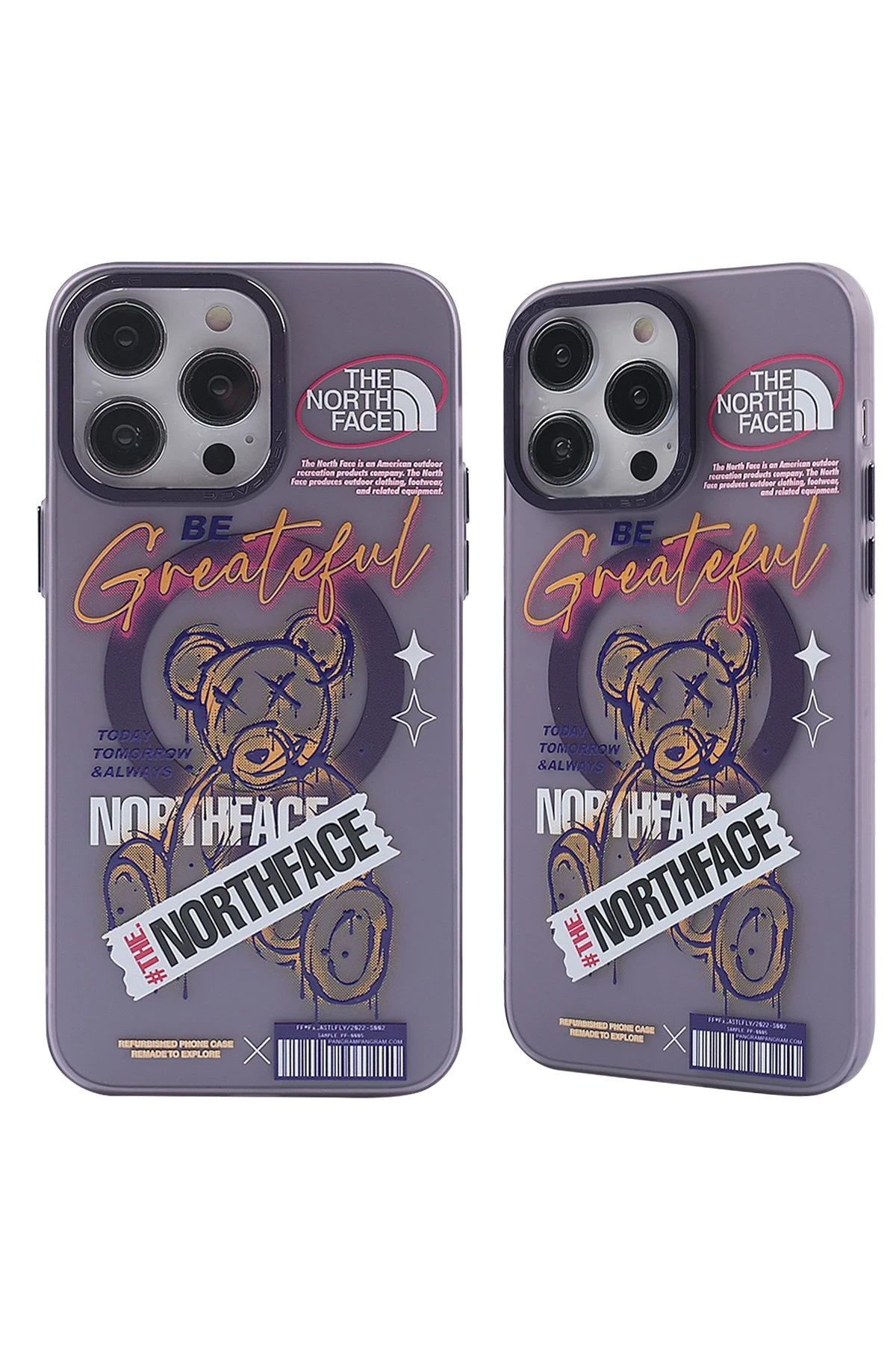 Newface iPhone 14 Pro Kılıf Apollo Magneticsafe Desenli Kapak - Apollo Mor - 2