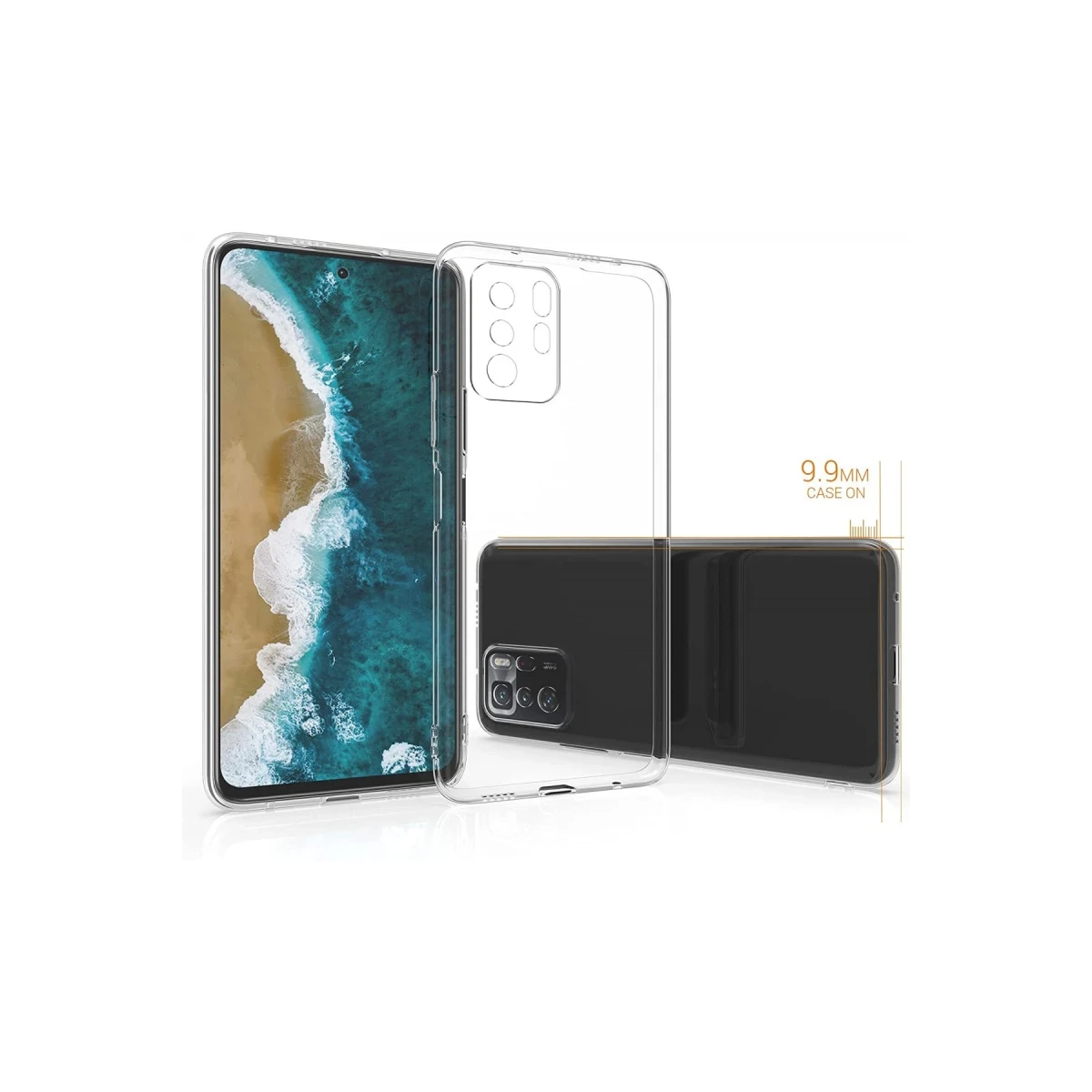 Newface Xiaomi Poco X3 GT Kılıf Lüx Şeffaf Silikon — görsel 5