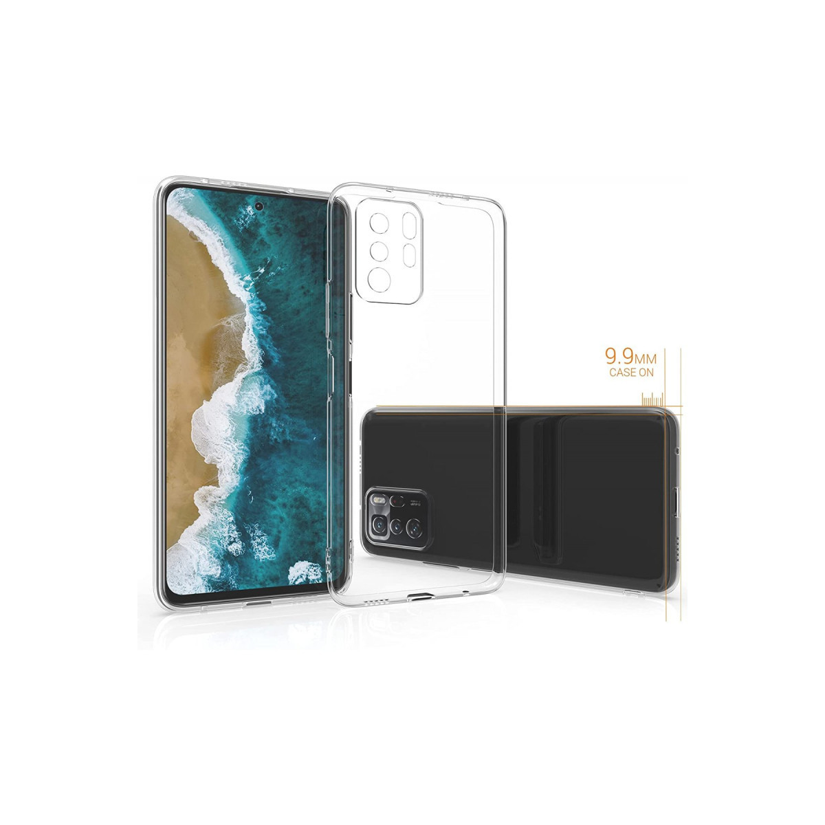 Newface Xiaomi Poco X3 GT Kılıf Lüx Şeffaf Silikon — görsel 8