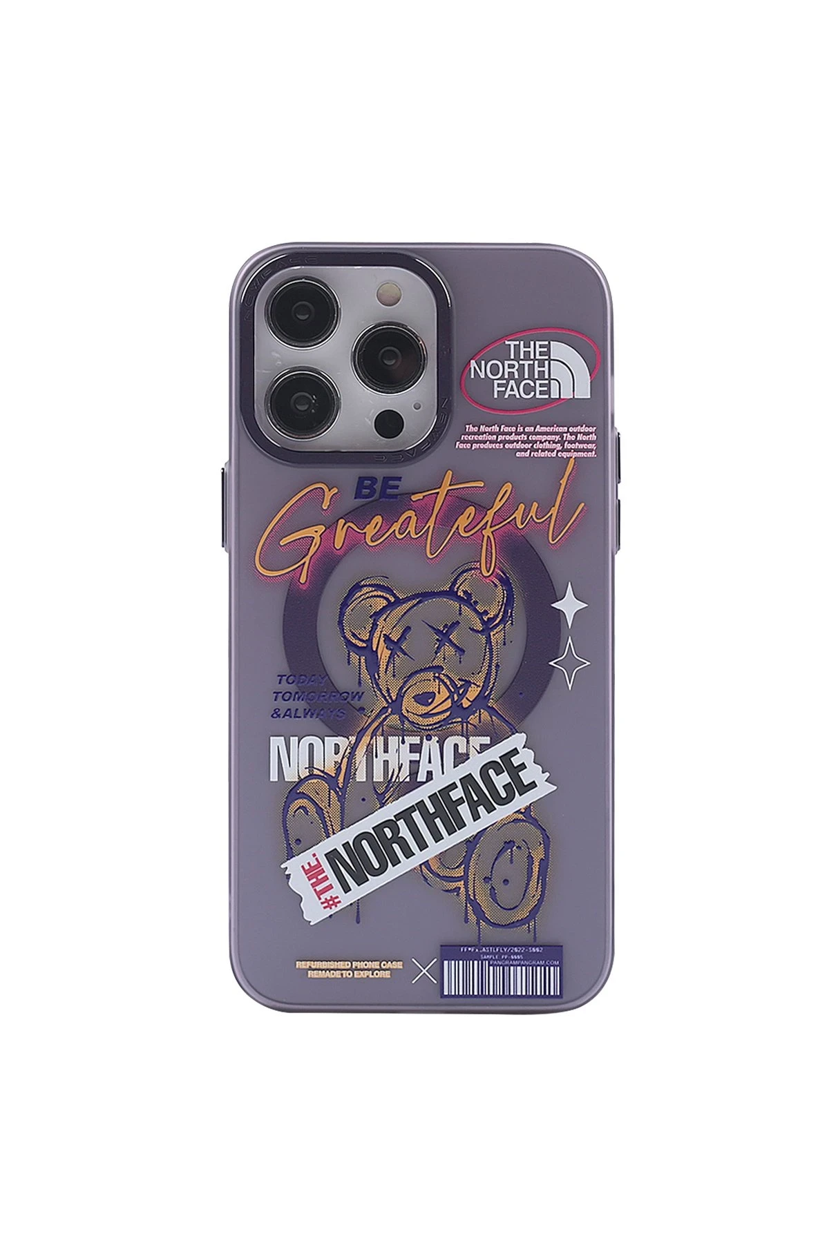 Newface iPhone 14 Pro Kılıf Apollo Magneticsafe Desenli Kapak - Apollo Mor - 2