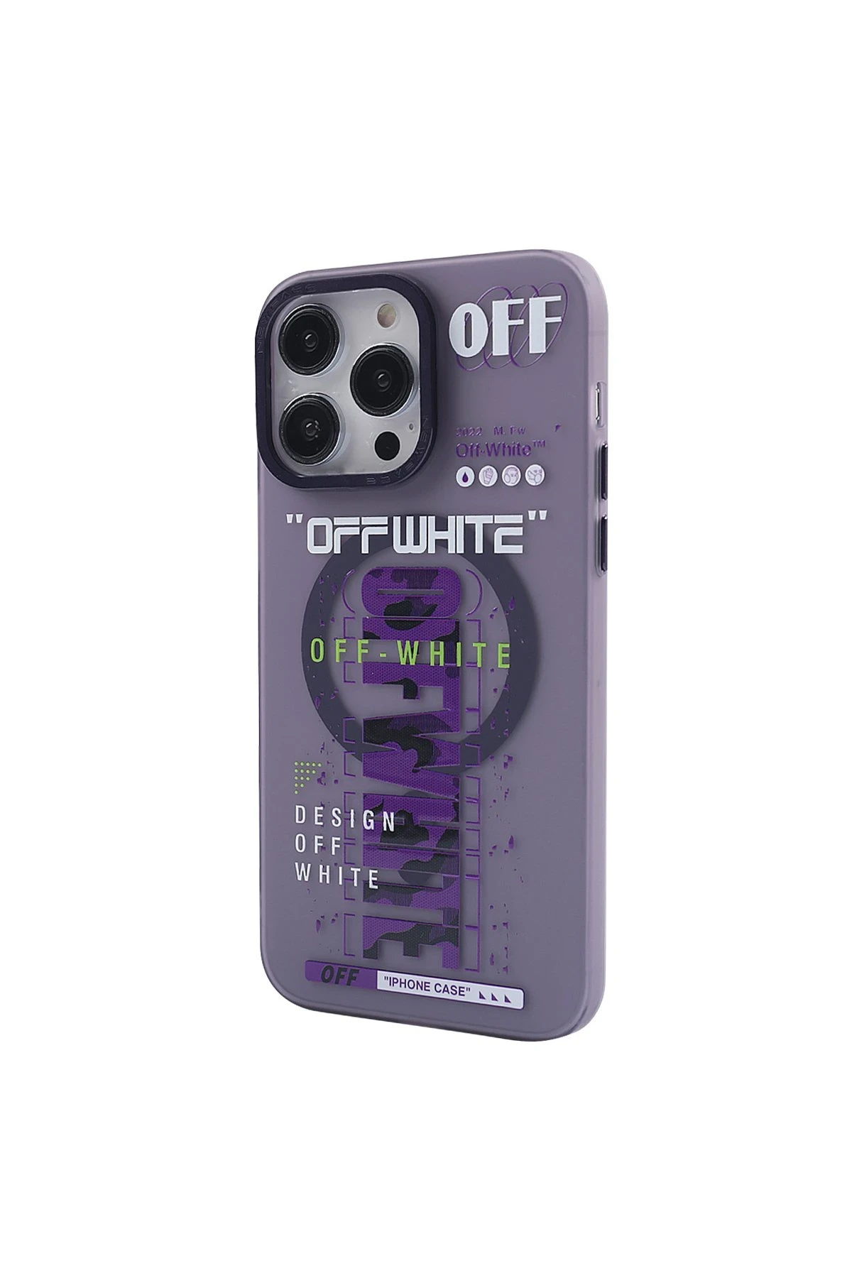 Newface iPhone 14 Pro Kılıf Apollo Magneticsafe Desenli Kapak - Apollo Mor - 3