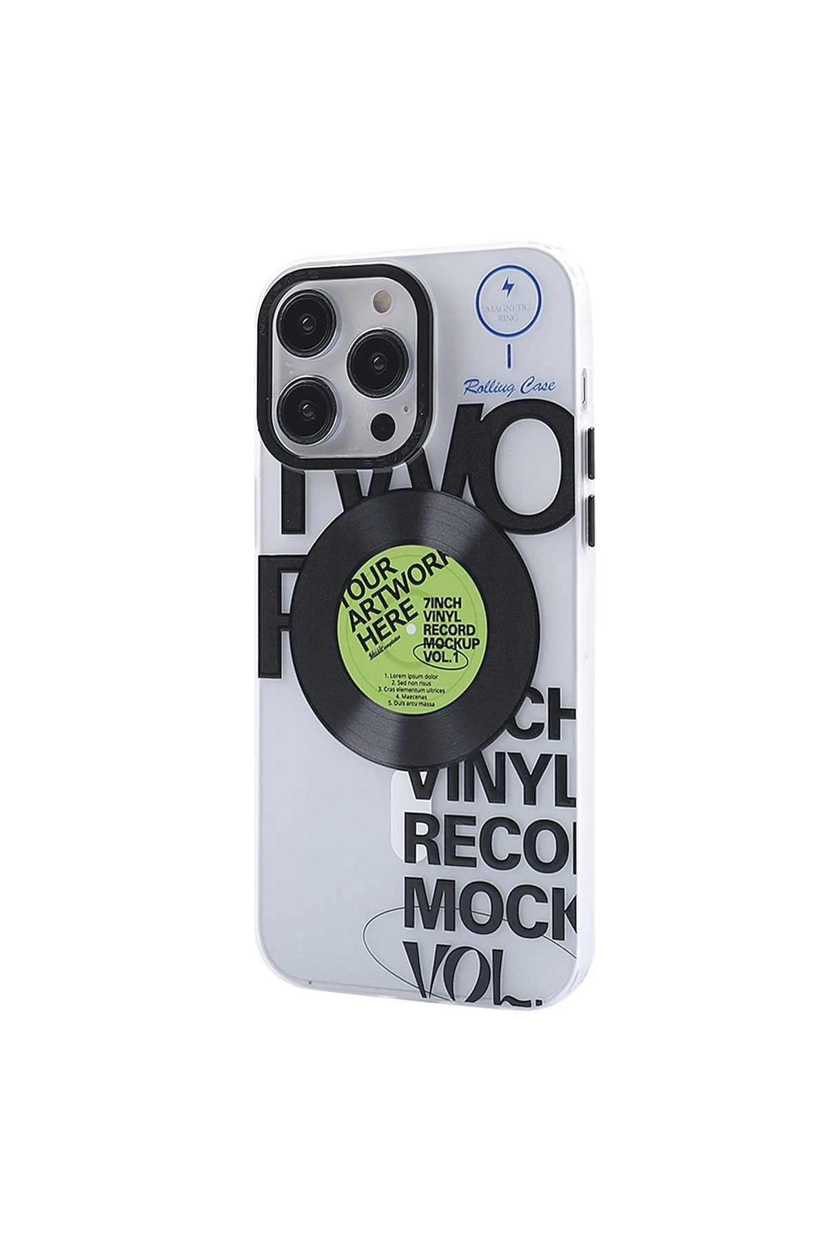 Newface iPhone 14 Pro Kılıf Apollo Magneticsafe Desenli Kapak - Apollo Şeffaf - 5