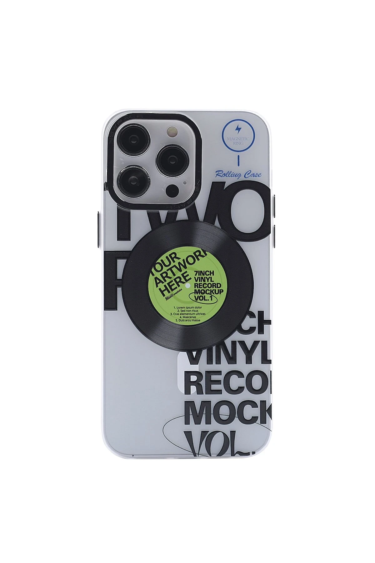 Newface iPhone 14 Pro Kılıf Apollo Magneticsafe Desenli Kapak - Apollo Şeffaf - 5