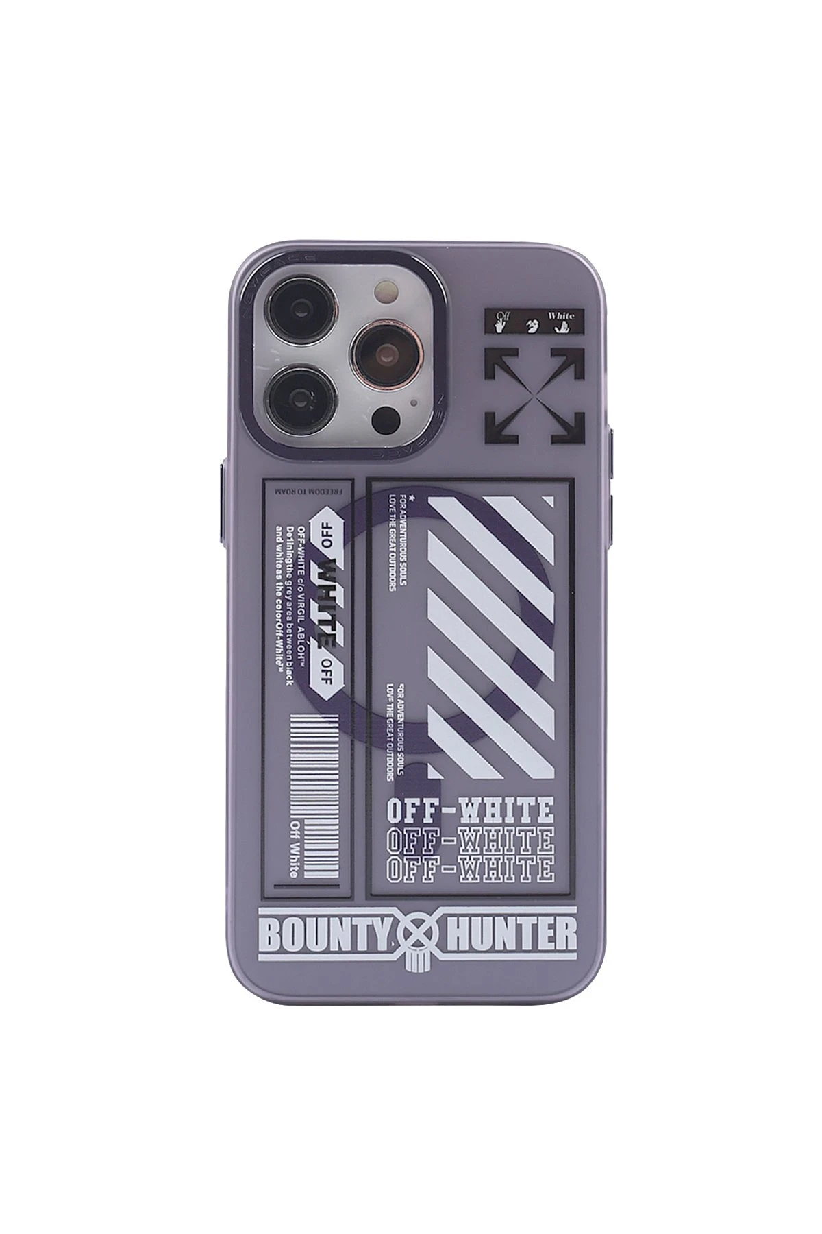Newface iPhone 14 Pro Max Kılıf Apollo Magneticsafe Desenli Kapak - Apollo Mor - 1