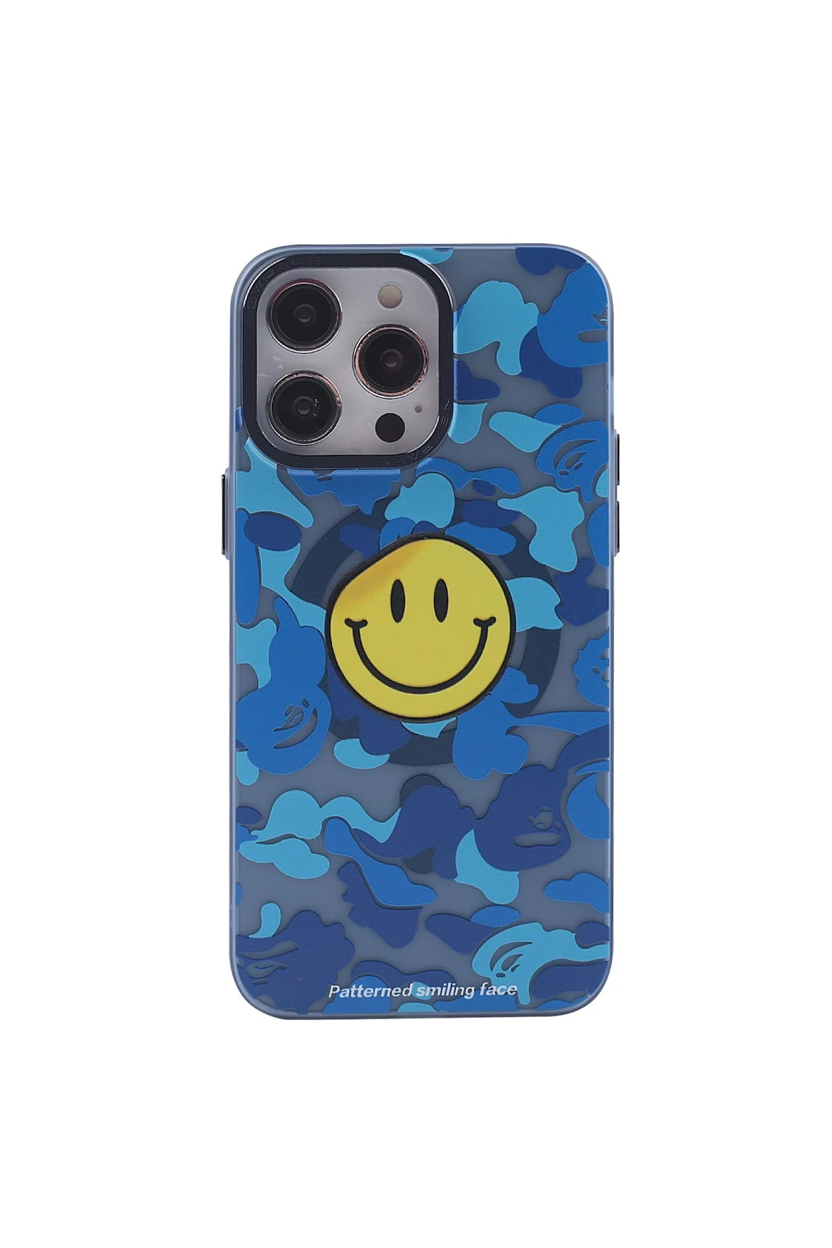Newface iPhone 14 Pro Max Kılıf Apollo Magneticsafe Desenli Kapak - Apollo Mavi - 1