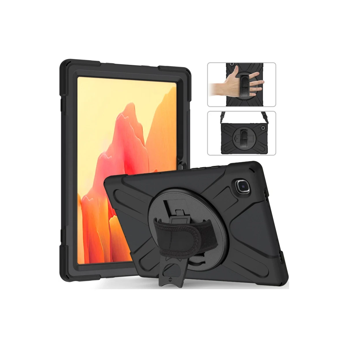 Newface Samsung Galaxy T220 Tab A7 Lite 8.7 Kılıf Amazing Tablet Kapak - Siyah — görsel 6