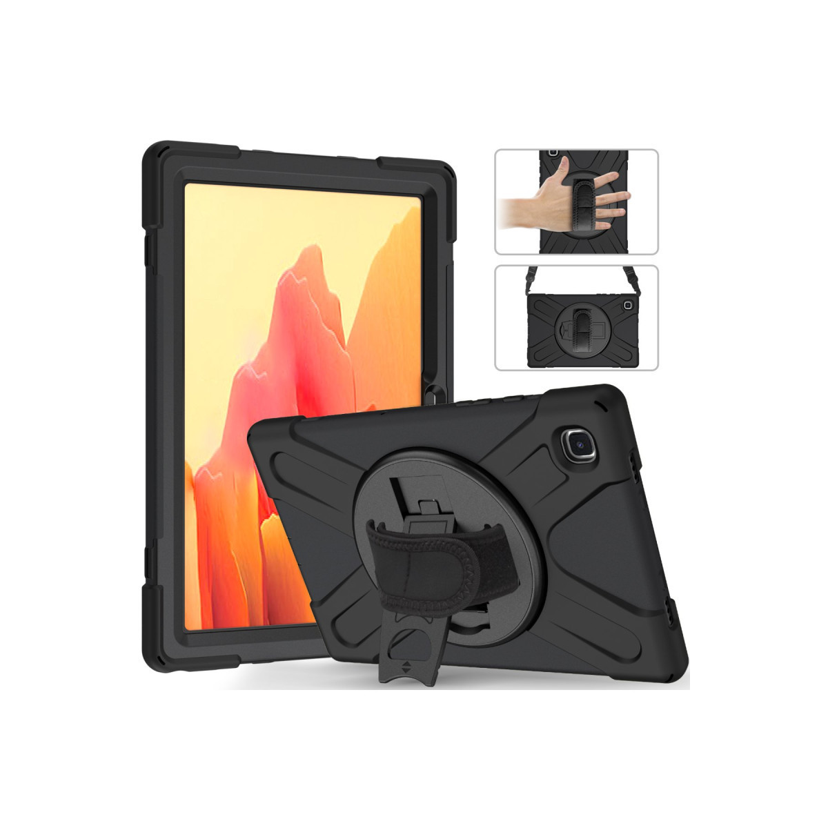 Newface Samsung Galaxy T220 Tab A7 Lite 8.7 Kılıf Amazing Tablet Kapak - Siyah — görsel 10