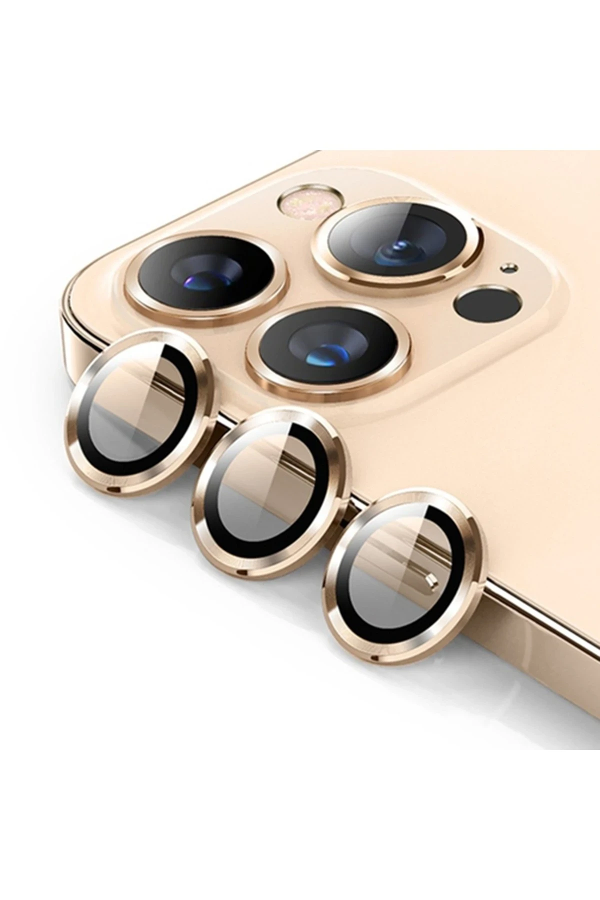 Newface Apple iPhone 15 Pro Max Bind Metal Kamera Lens - Siyah — görsel 2