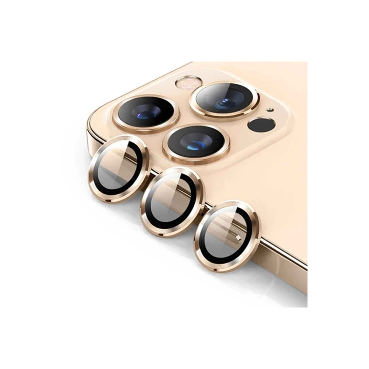 Newface Apple iPhone 15 Pro Max Bind Metal Kamera Lens - Siyah — görsel 6