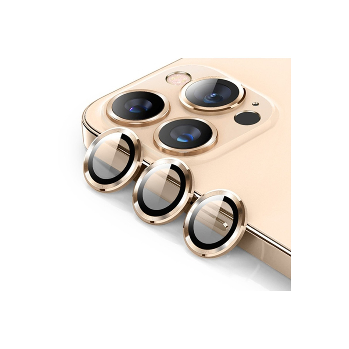 Newface Apple iPhone 15 Pro Max Bind Metal Kamera Lens - Siyah — görsel 10