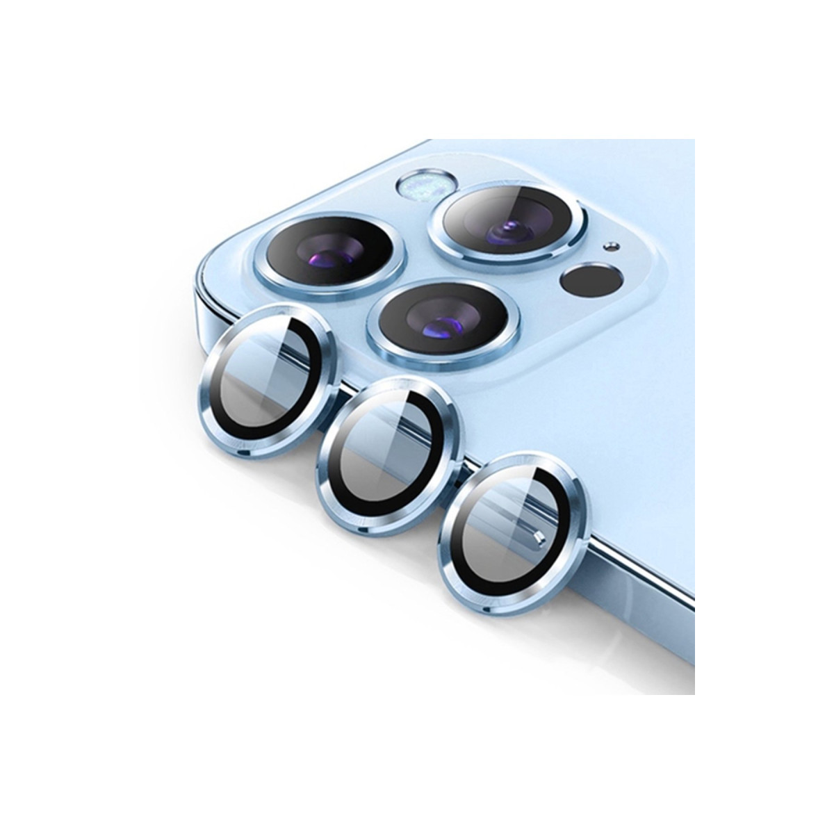 Newface Apple iPhone 15 Pro Max Bind Metal Kamera Lens - Siyah — görsel 12