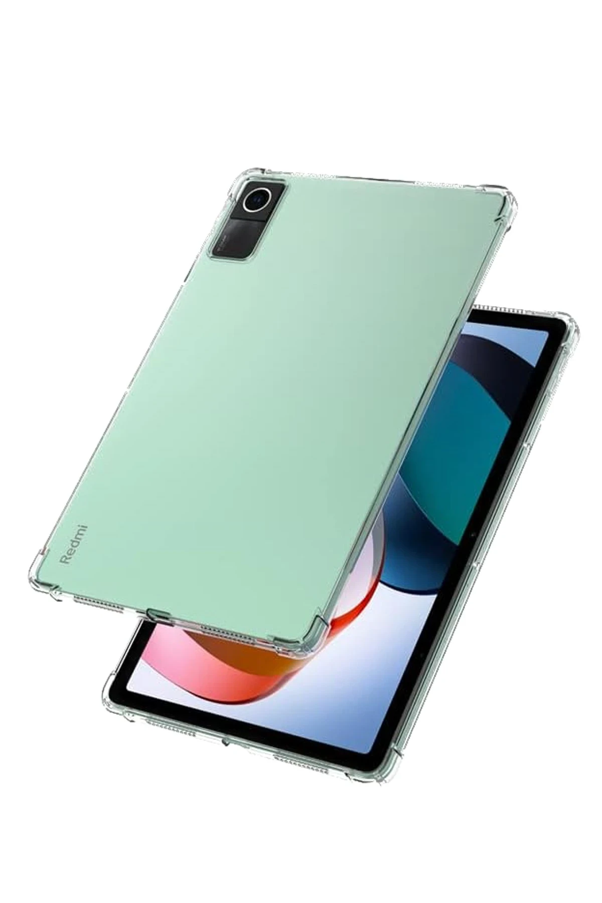 Newface Xiaomi Redmi Pad SE Kılıf Anti Şeffaf Tablet Silikon - Şeffaf