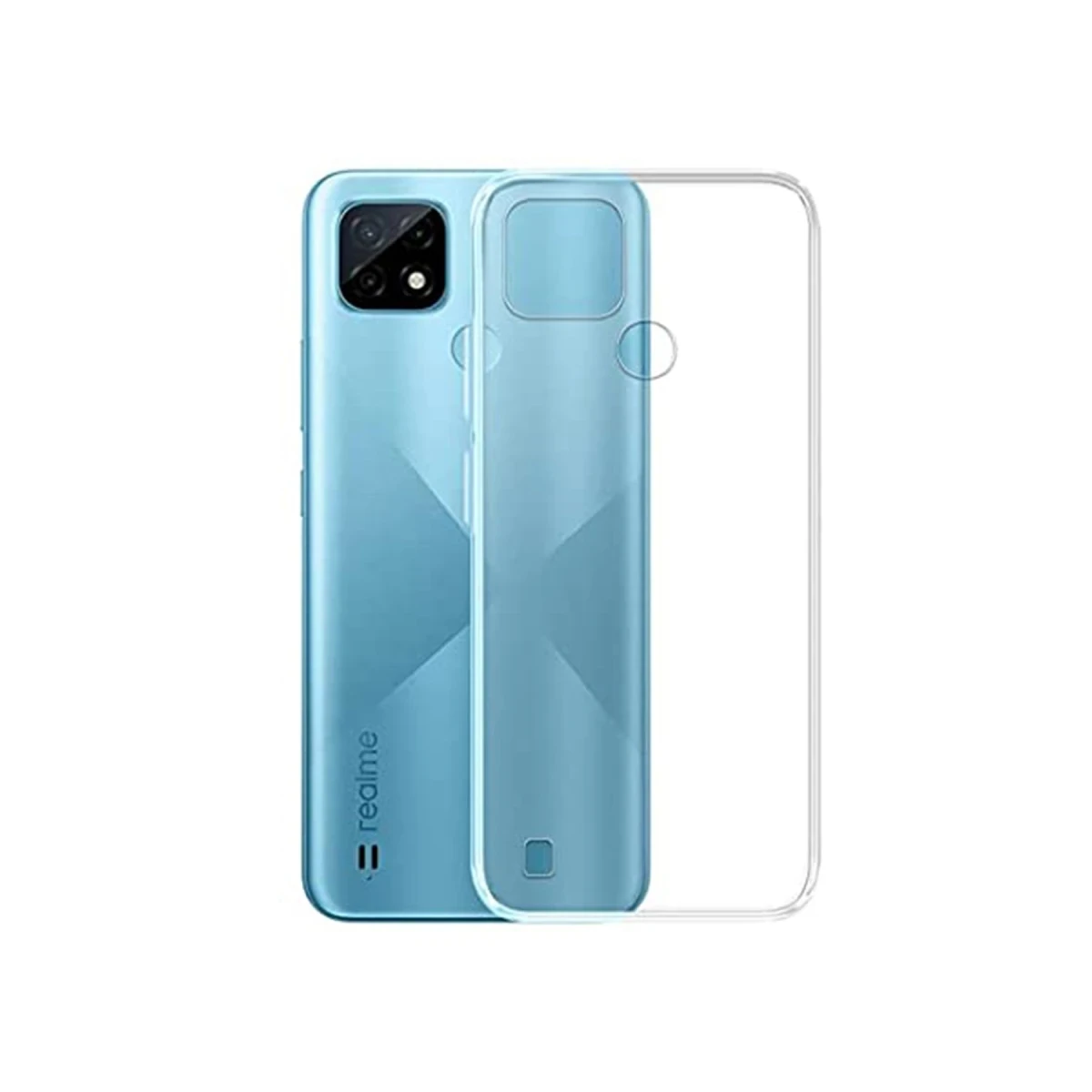 Newface Realme C25s Kılıf Lüx Şeffaf Silikon — görsel 2