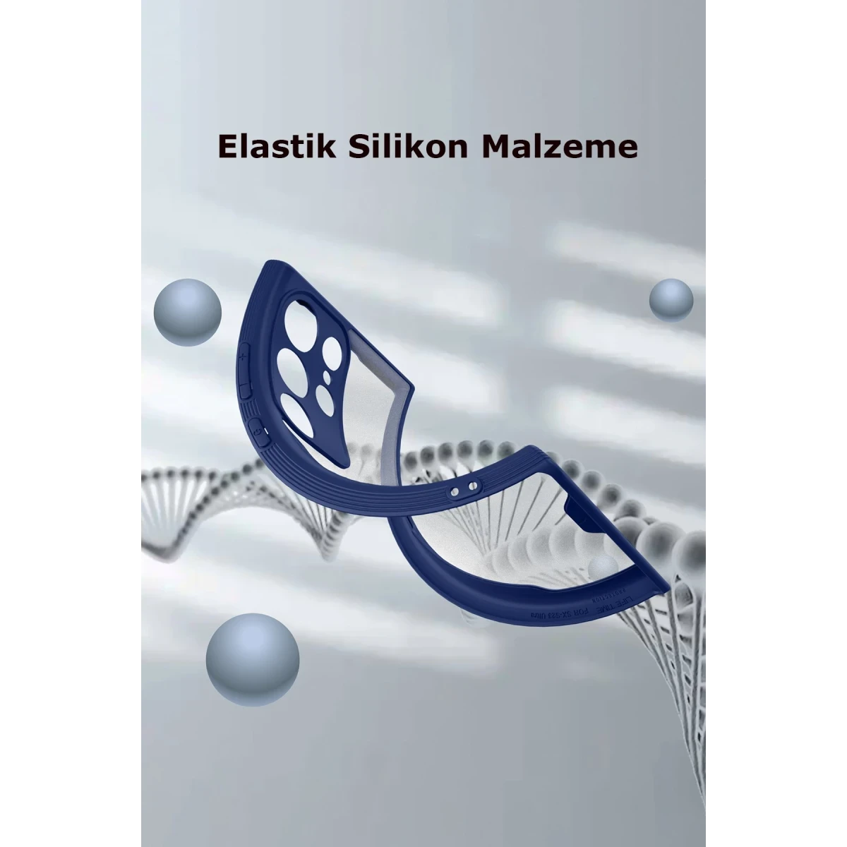 Newface Samsung Galaxy S23 Ultra Kılıf Platin Silikon - Kırmızı — görsel 6