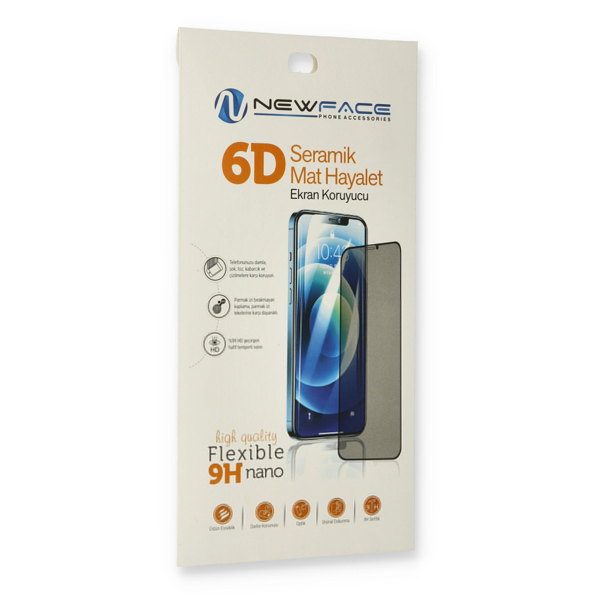 Newface Apple iPhone 12 Pro Max 6D Mat Seramik Hayalet Nano Ekran Koruyucu — görsel 8