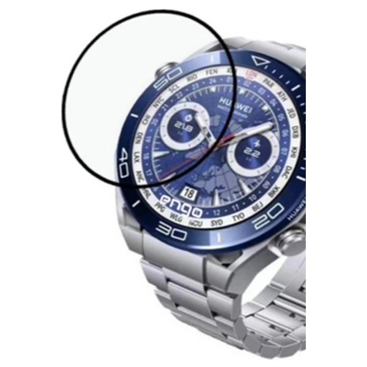 Newface Huawei Watch Ultimate Polymer Nano Ekran Koruyucu - Şeffaf — görsel 6
