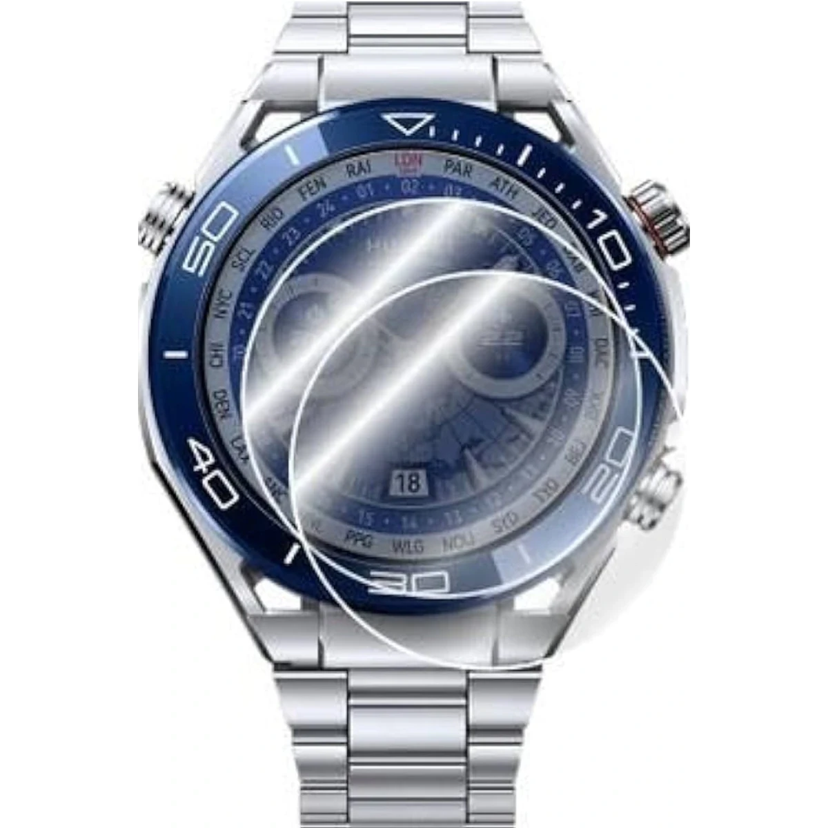 Newface Huawei Watch Ultimate Polymer Nano Ekran Koruyucu - Şeffaf — görsel 7