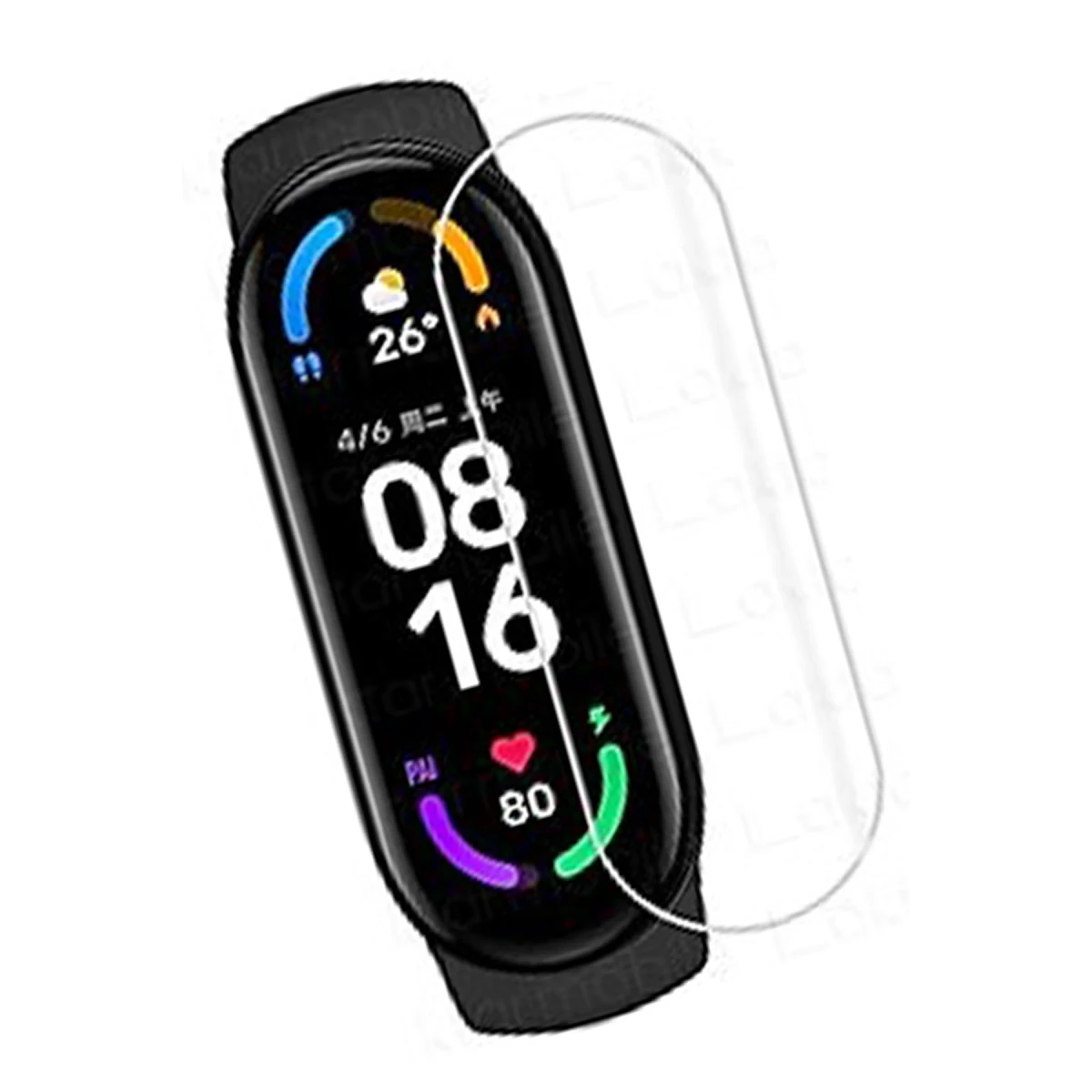 Newface Xiaomi Mi Band 8 Polymer Nano Ekran Koruyucu - Şeffaf — görsel 6