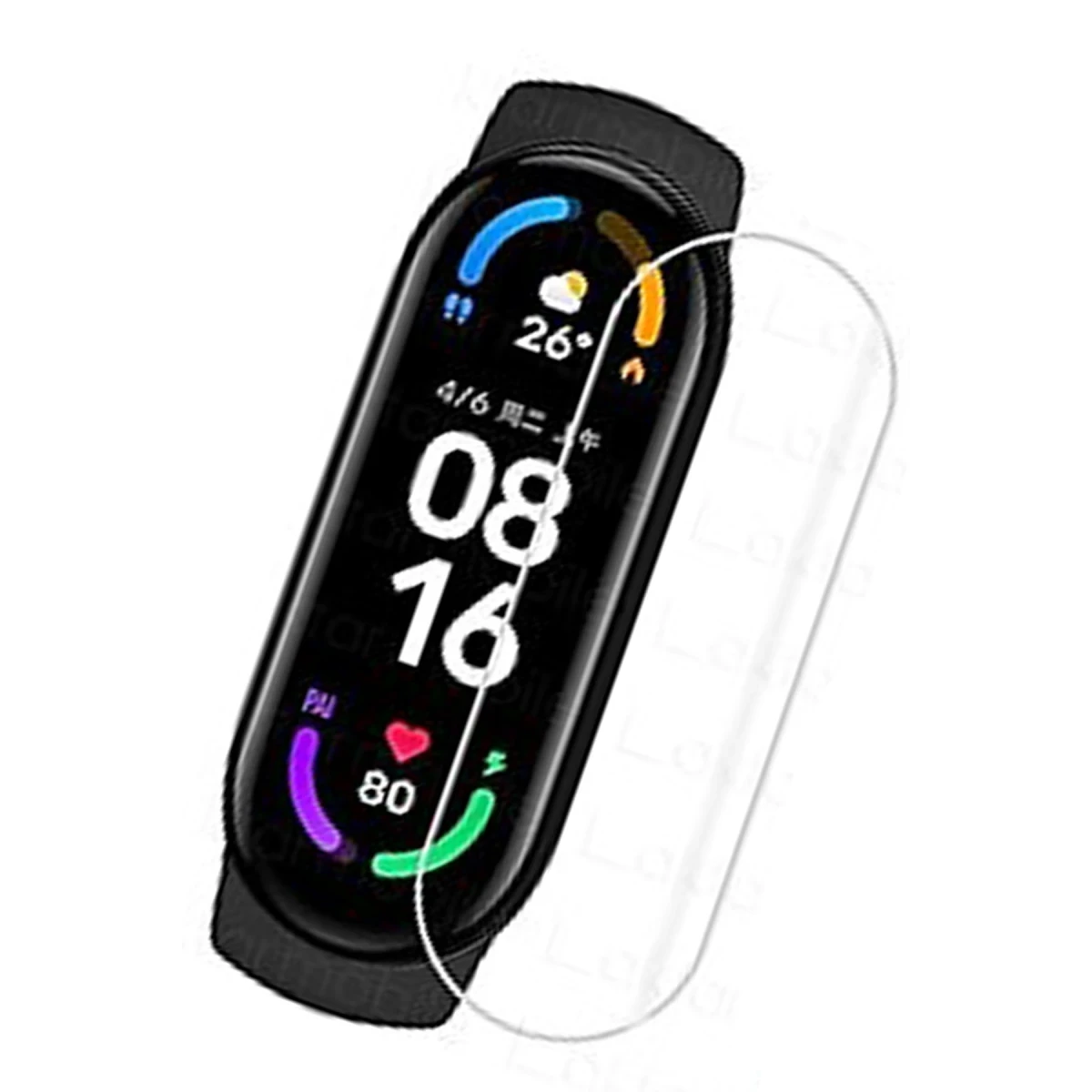 Newface Xiaomi Mi Band 6 Polymer Nano Ekran Koruyucu - Şeffaf — görsel 6