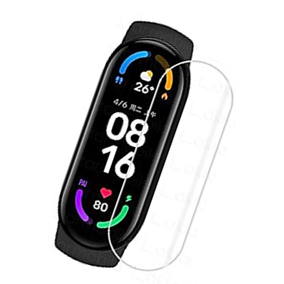 Newface Xiaomi Mi Band 6 Polymer Nano Ekran Koruyucu - Şeffaf — görsel 10