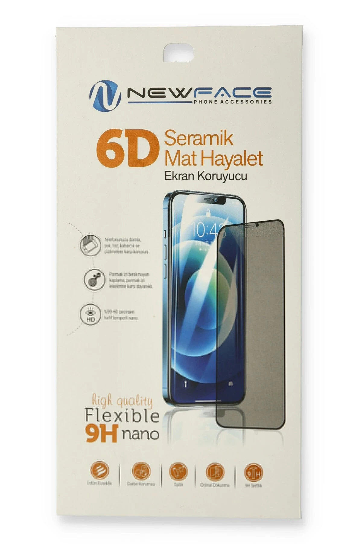 Newface Apple iPhone 13 Pro 6D Mat Seramik Hayalet Nano Ekran Koruyucu