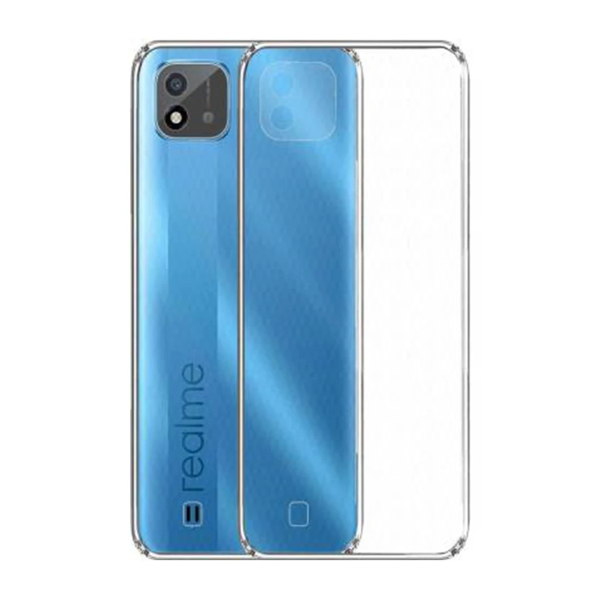 Newface Realme C11 2021 Kılıf Lüx Şeffaf Silikon — görsel 2