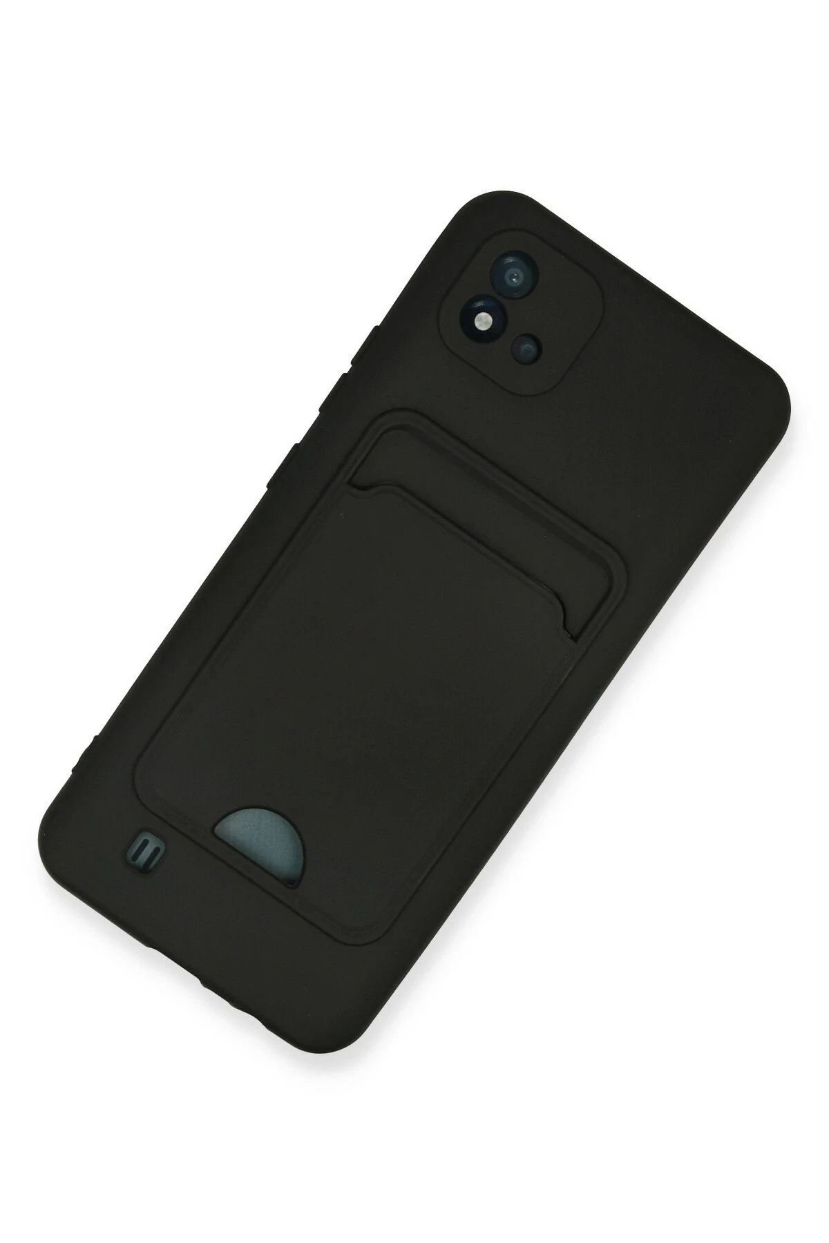 Newface Realme C11 2021 Kılıf Kelvin Kartvizitli Silikon - Siyah — görsel 2